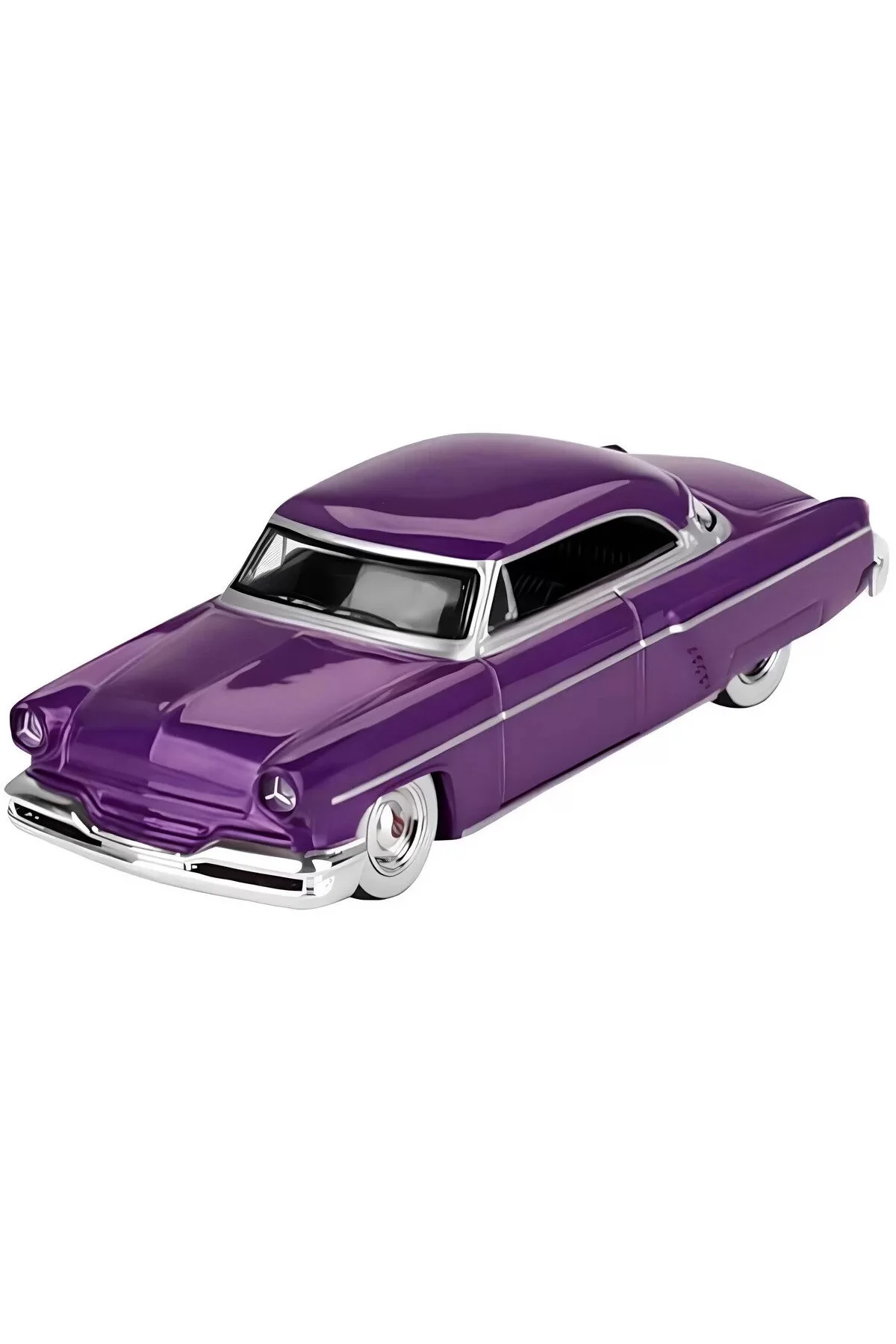ماشین اسباب بازی 1 64 لینکلن کاپری داغ میله 1954 فلزی بنفش mini gt
