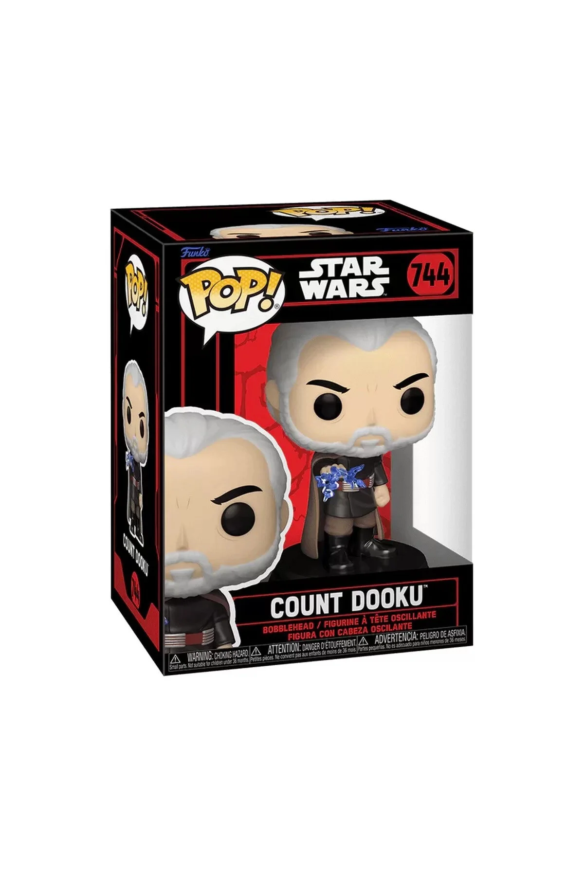 اسباب بازی های فیگور دیگر مردانه و زنانه پاپ DARKSYIDE COUNT DOOKU اورجینال Funko