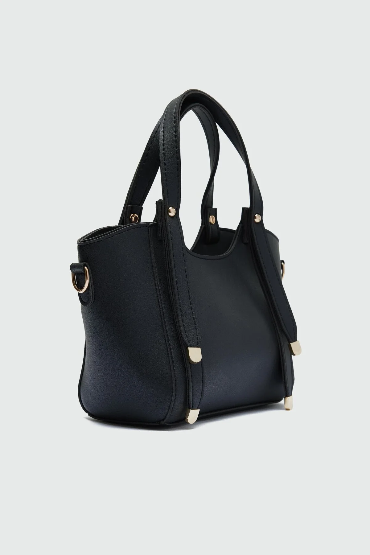 کیف پیام رسان دستی و کراس بادی خالص مشکی Shule Bags