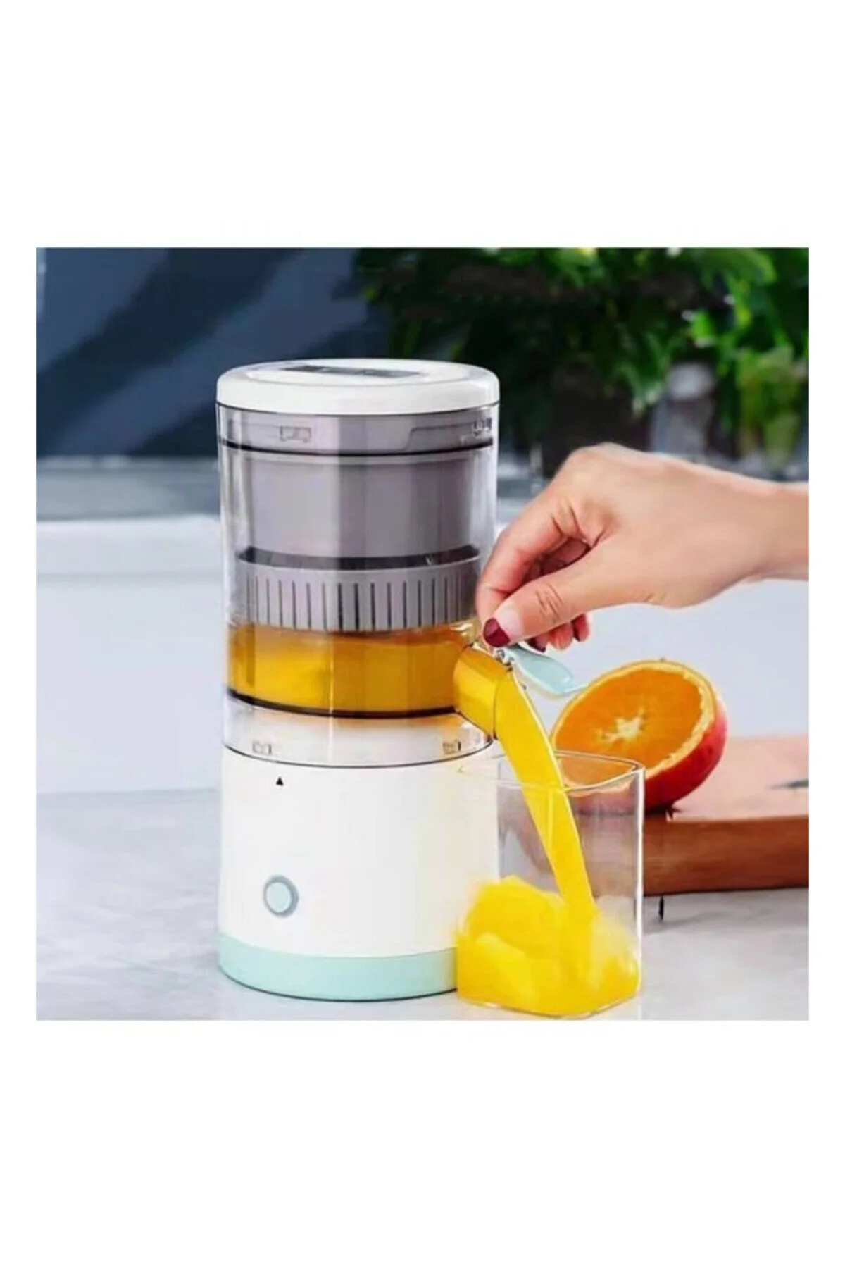 آب میوه و سبزی گیری پرتقال گیر 24 سانتی متری شارژی بی سیم اورجینال abnturk