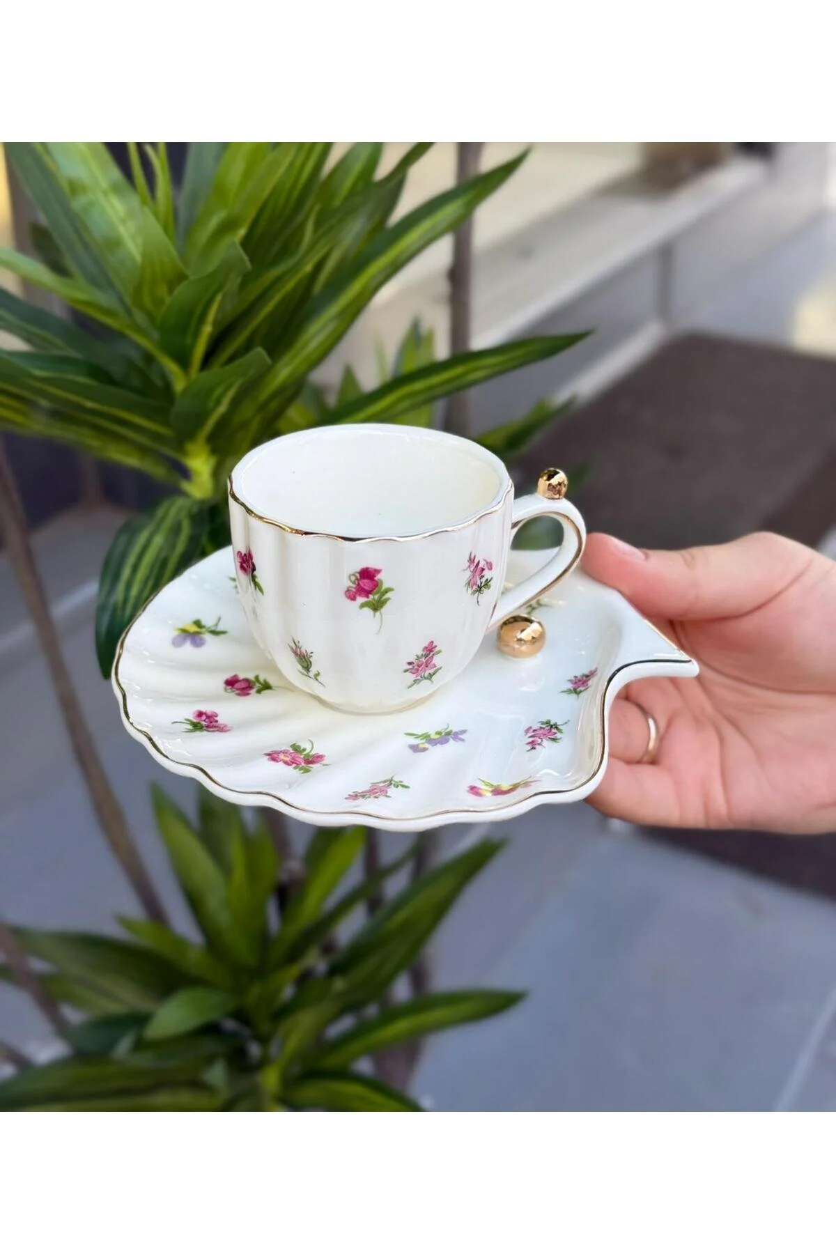 فنجان قهوه چینی 6 PEARL Onedekor