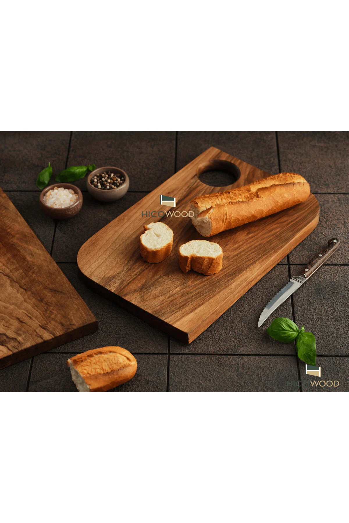 تخته برش چند رنگ چوبی دیواری Hico Double Set  Genel Markalar