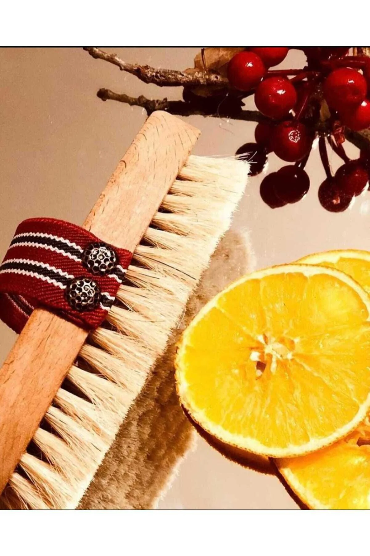 QUEEN مسواک سلولیتی با جعبه و کیس از موی اسب 100٪ طبیعی