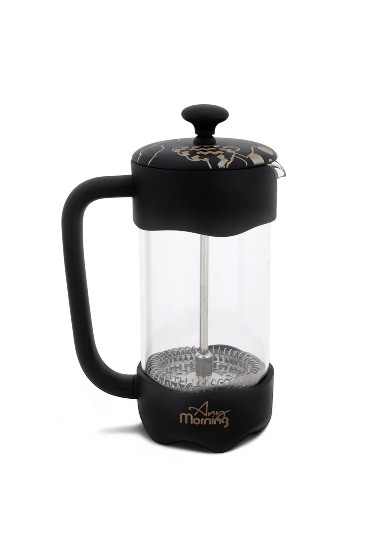 فرنچ پرس سیاه مطبوعات فرانسوی 350 میل برای قهوه Fy92 و چای گیاهی  Any Morning