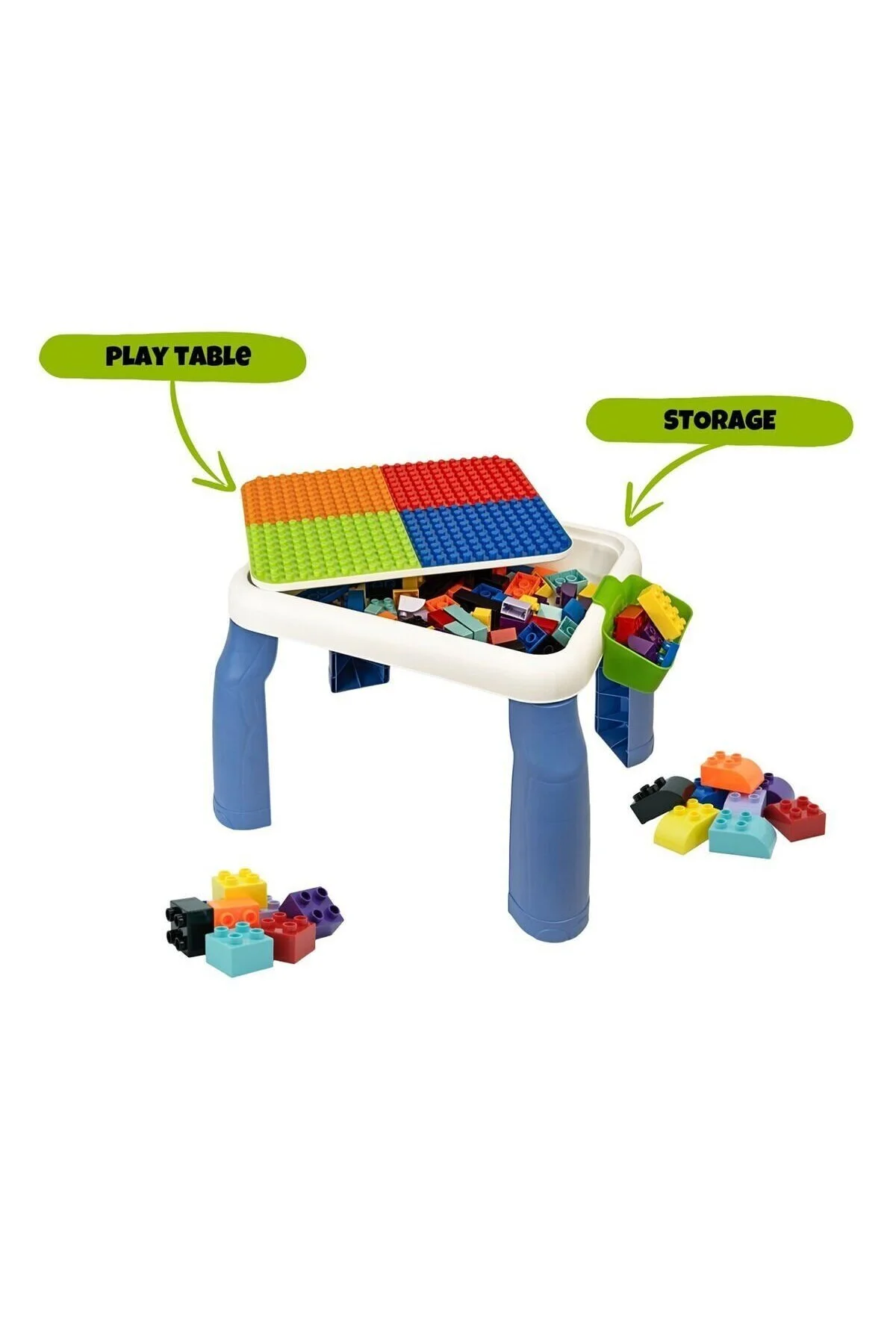 اسباب بازی های فیگور دیگر URT035 002 64 عدد میز BI BLOKS با صندلی بزرگ دخترانه کودکان و نوجوانان پسرانه آموزشی paraply