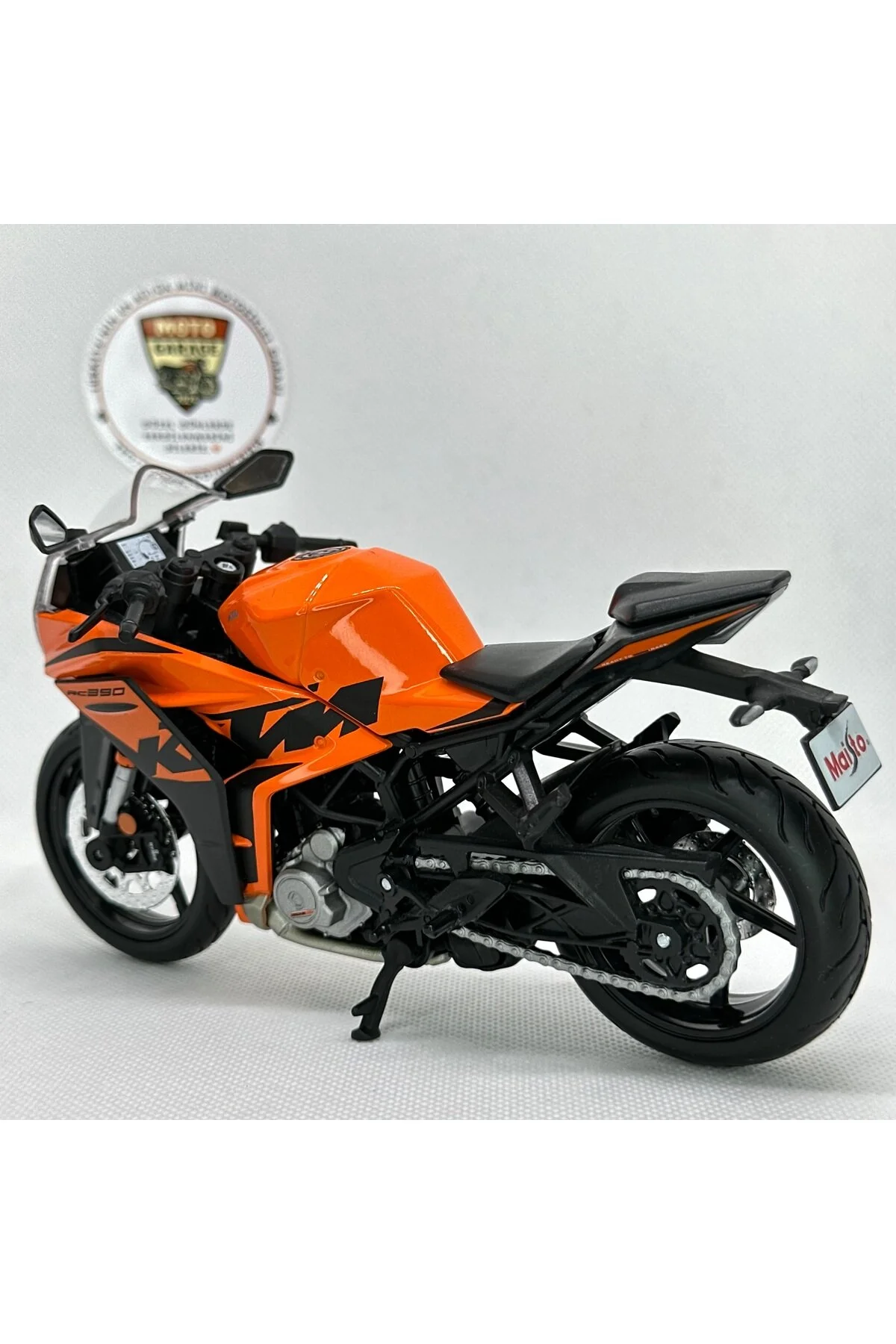 مدل خودرو موتورسیکلت KTM RC390 1:12 DIECAST – فلزی و اسباب بازی کلکسیونی MAISTO دارای مجوز اورجینال Maisto Diecast