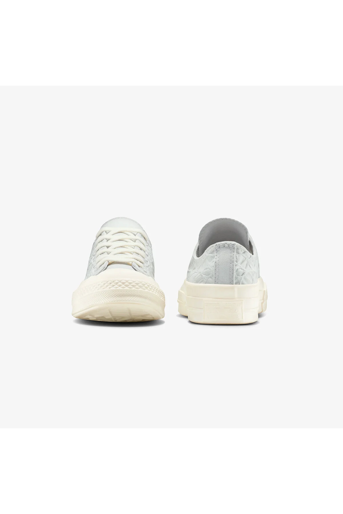 اسنیکر کفش ورزشی یونیسکس خاکستری بافت چاک 70 کانورس Converse