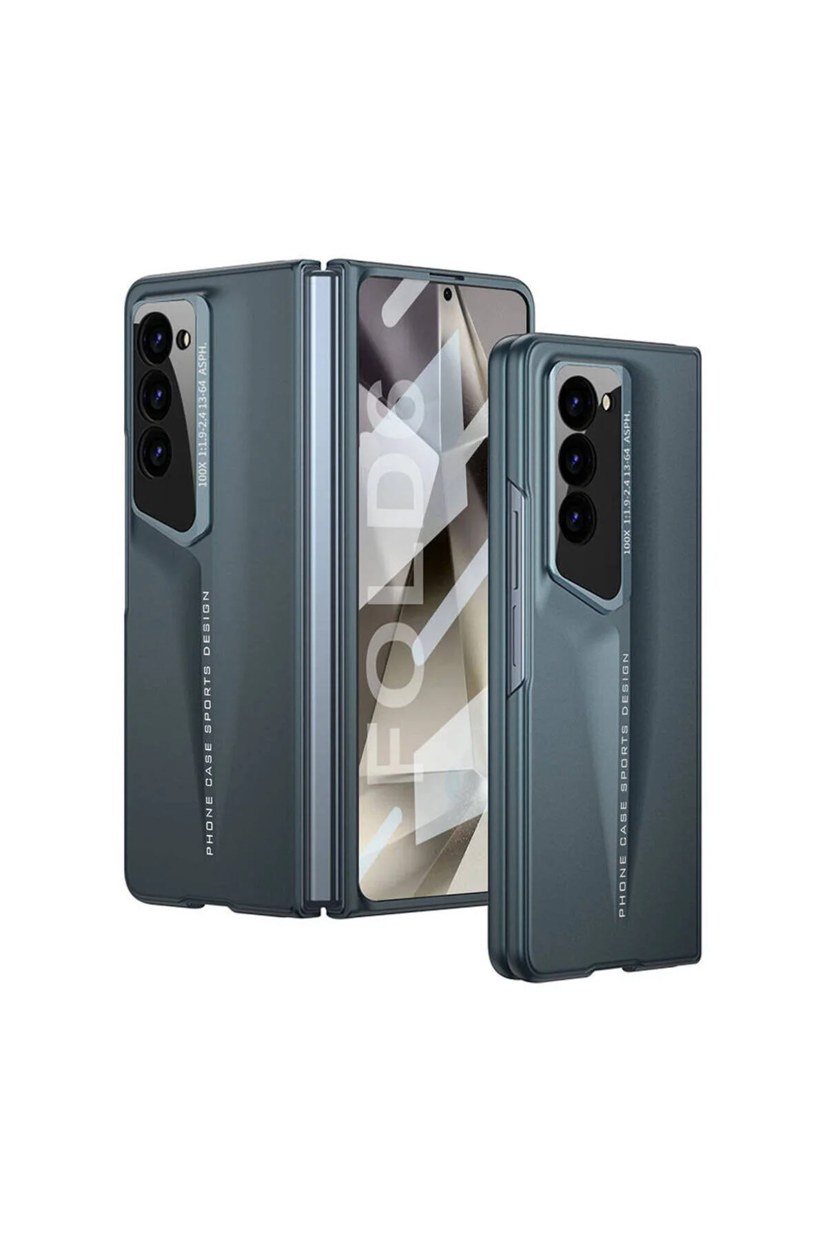 کاور و قاب GALAXY Z FOLD 6 مورد فوق العاده نازک دوربین محافظت شده از پوشش لاستیکی سیلیکون سخت halkhouse