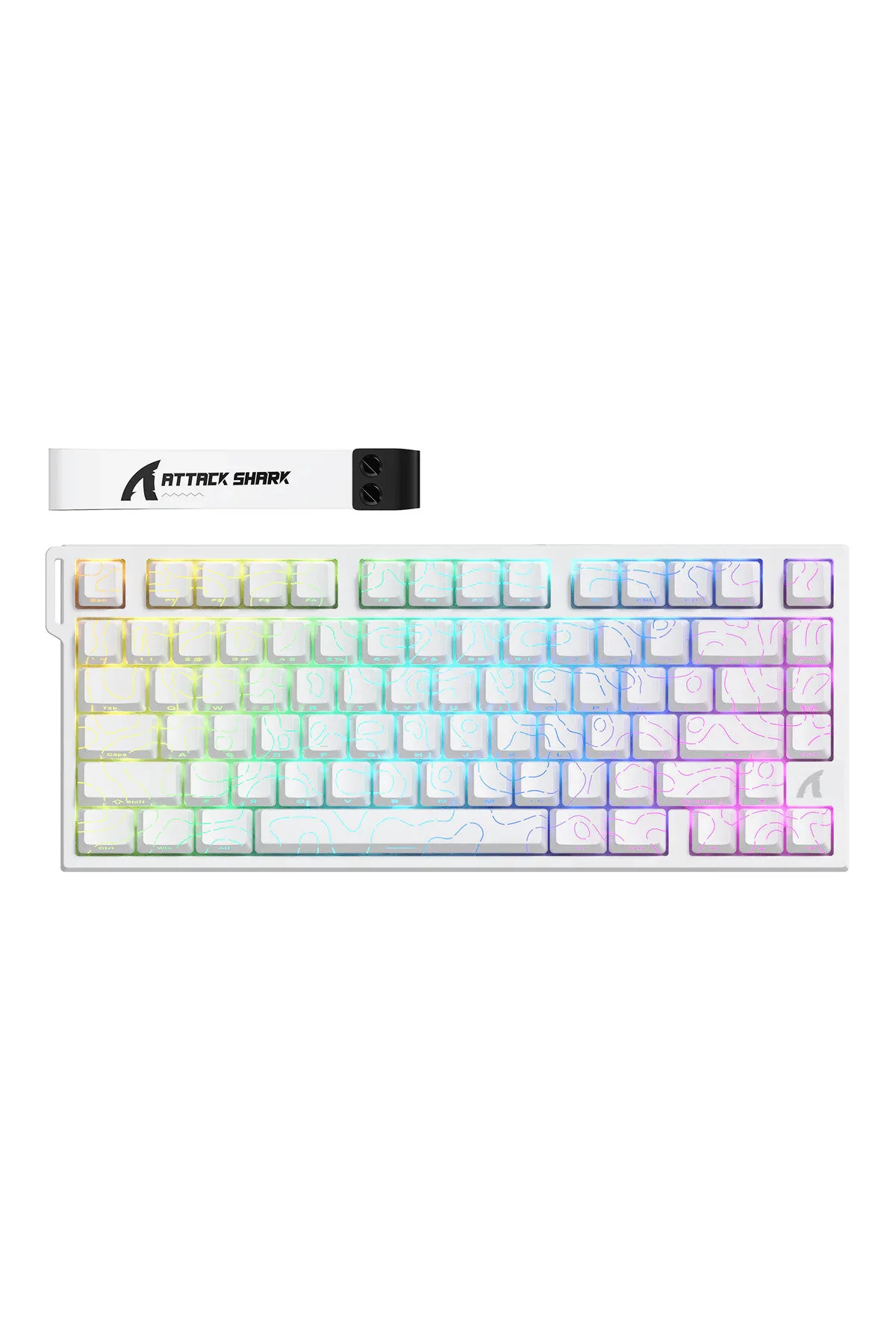 کیبورد مخصوص بازی R82 HE RAPID TRIGGER SNAP TAP 0.005MM RGB SWITCH صفحه کلید پخش کننده Attack Shark
