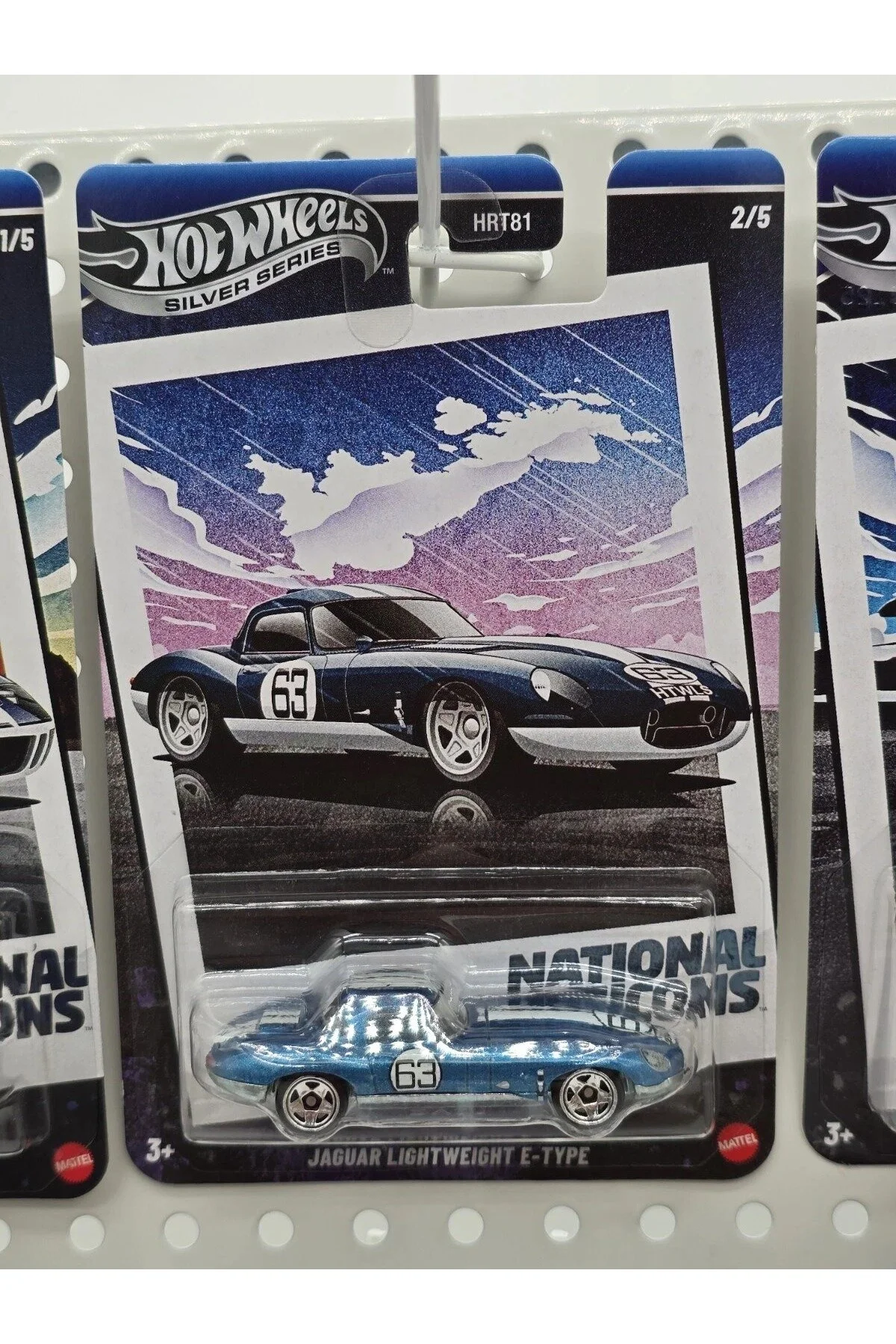 ماشین اسباب بازی مجموعه نقره ای های ملی 6 SET PORSCHE 911 R CHASE حاوی یک بسته ویژه HOT WHEELS