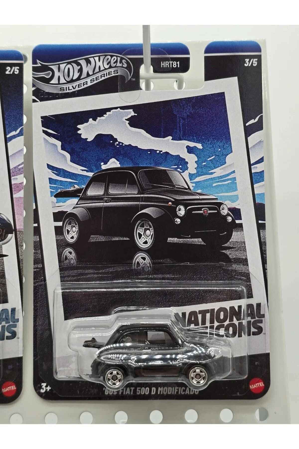 ماشین اسباب بازی مجموعه نقره ای های ملی 6 SET PORSCHE 911 R CHASE حاوی یک بسته ویژه HOT WHEELS