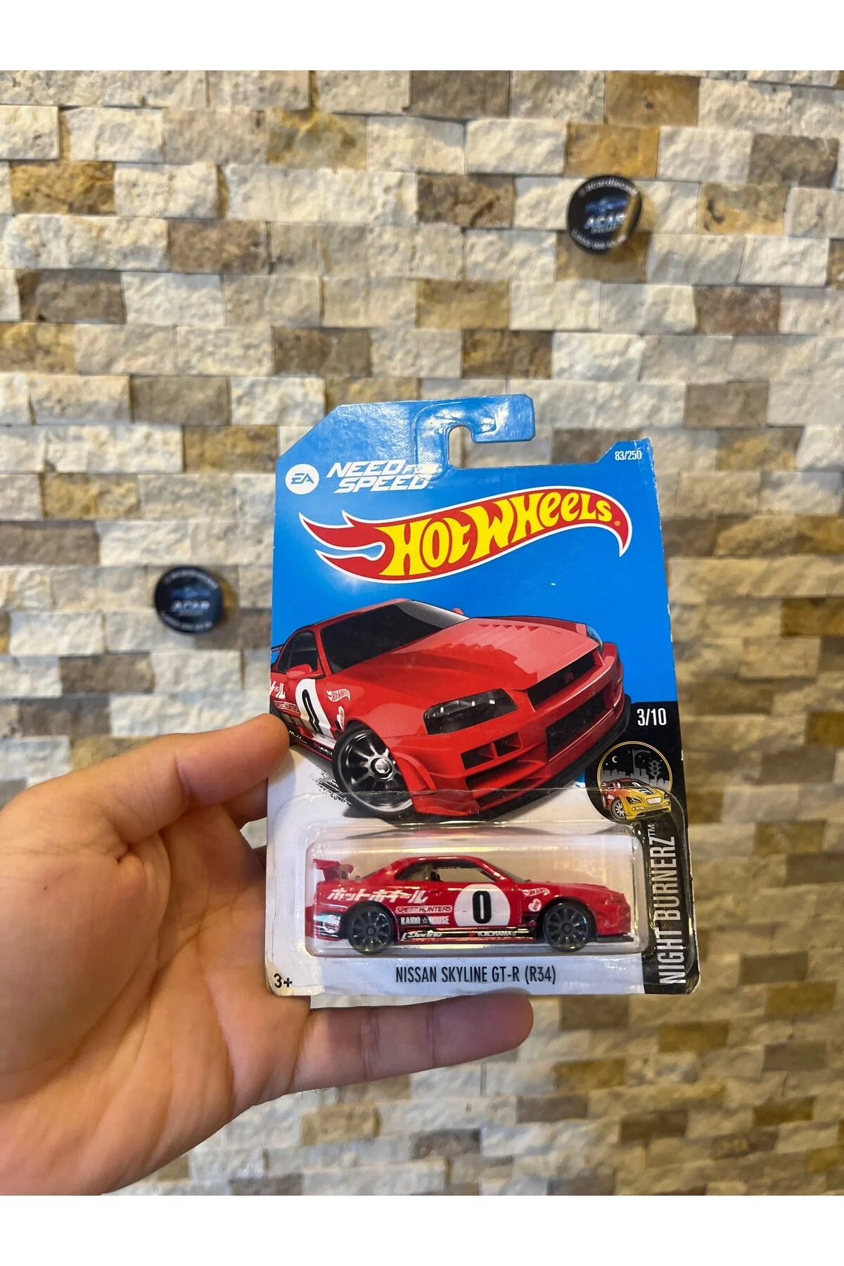 ماشین اسباب بازی نیسان SKYLINE GT R R34 HOT WHEELS