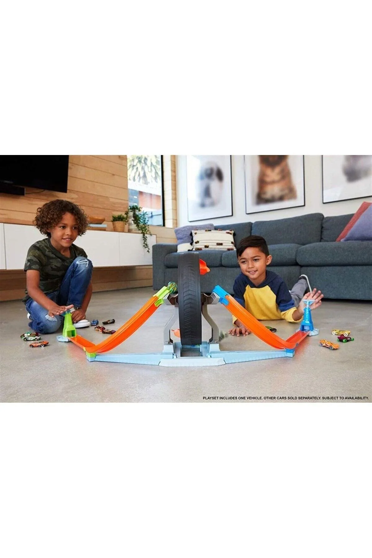 انیمیشن و کارتون چرخ های داغ GJM77 مجموعه مسابقه ماجراجویی 4 8 سال HOT WHEELS