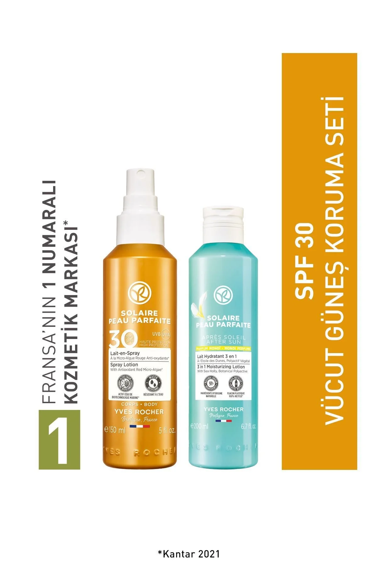 ست کرم ضد آفتاب SPF 30 محافظت از بدن SET 99916736 Yves Rocher