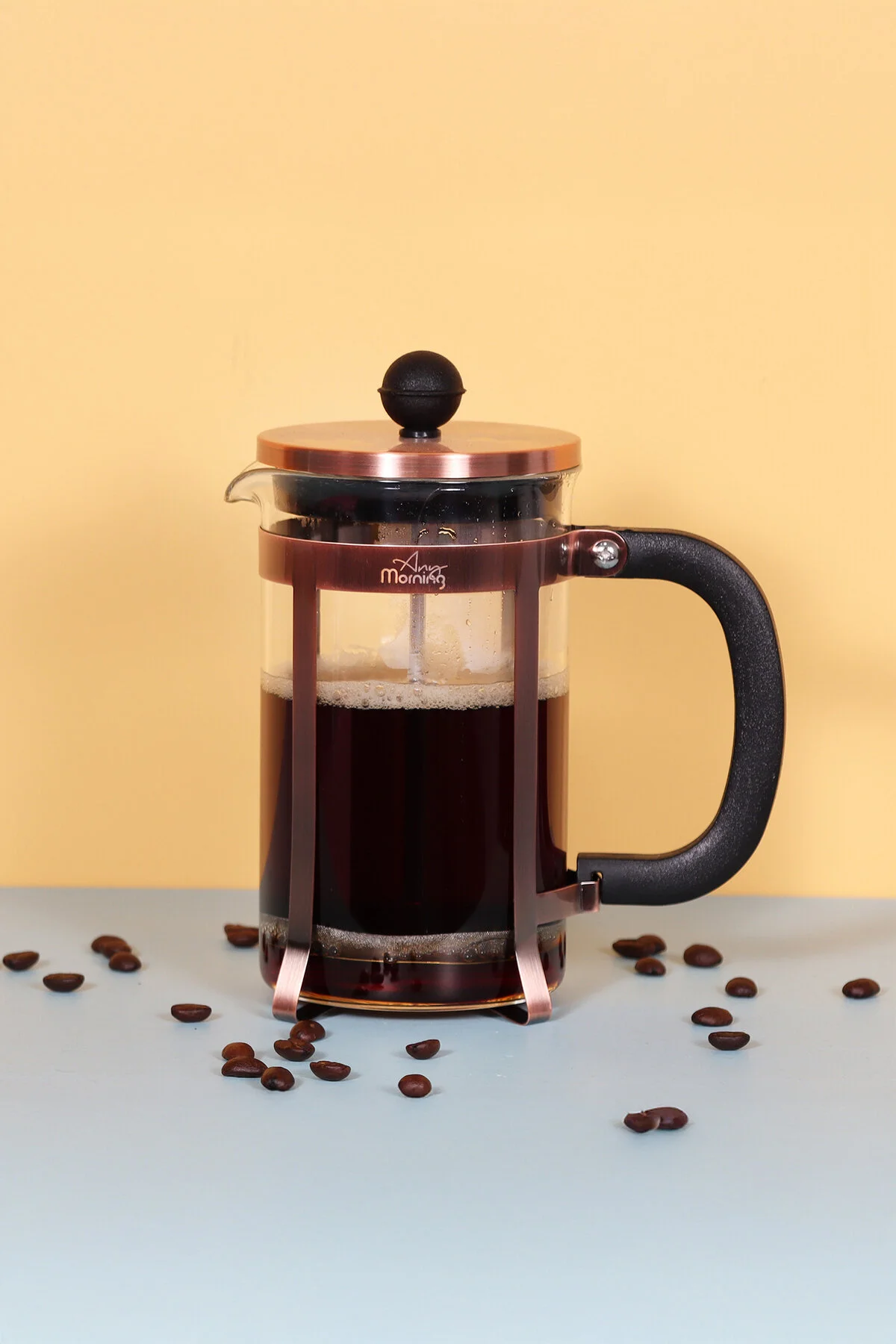 فرنچ پرس فلزی قهوه و چای گیاهی Ff120 برای مطبوعات فرانسوی 600 میل  Any Morning