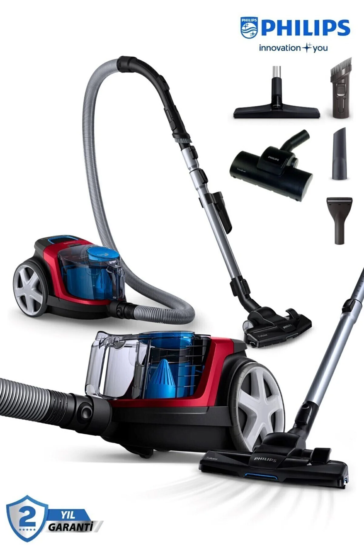 جاروبرقی بدون کیسه POWERPRO CITYTOZ POWERCLONE55 ALERGY HEPA 13 FILTRE فیلیپس Philips