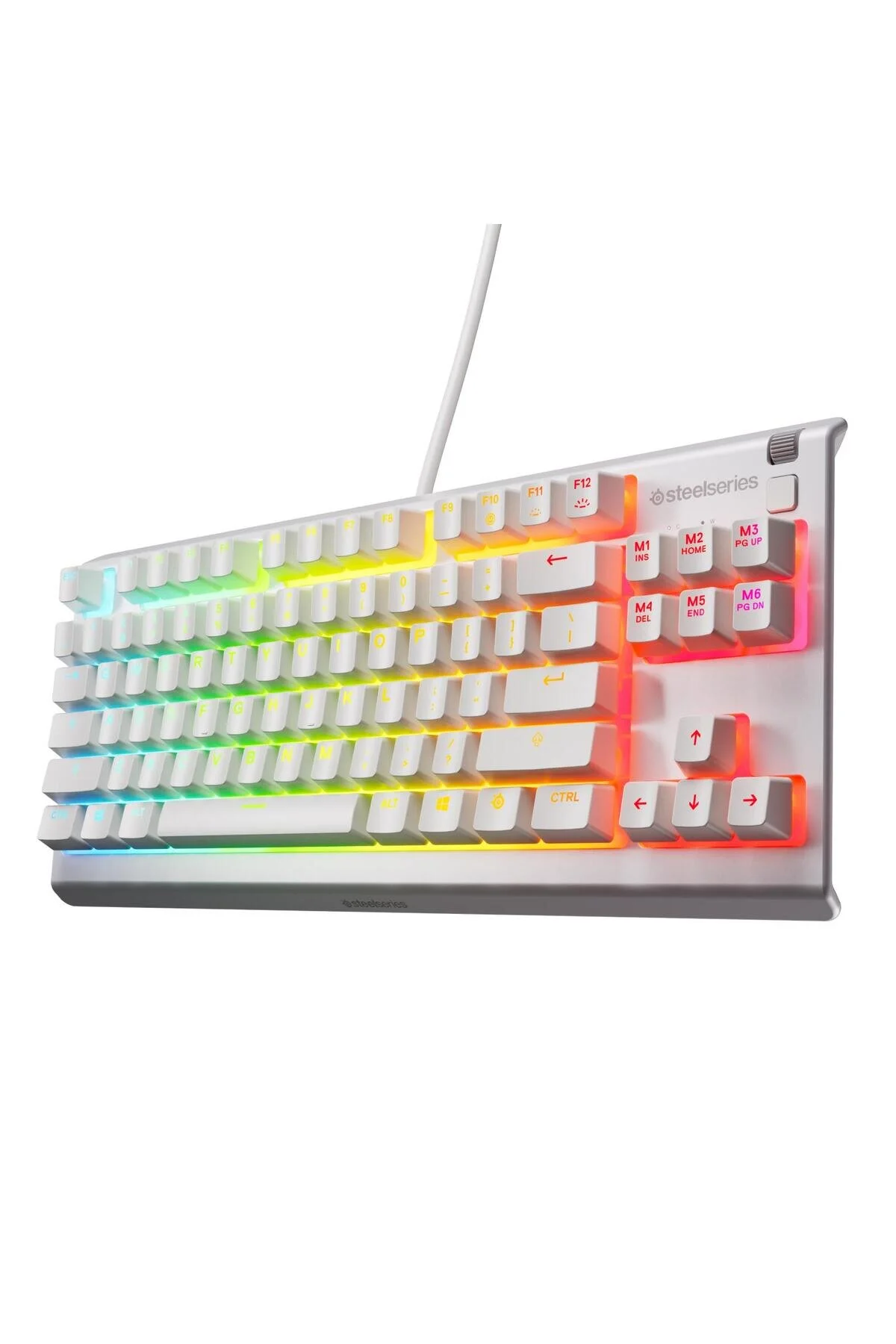 کیبورد مخصوص بازی APEX 3 TKL RGB آب و گرد غبار صفحه کلید ترکی سفید SteelSeries