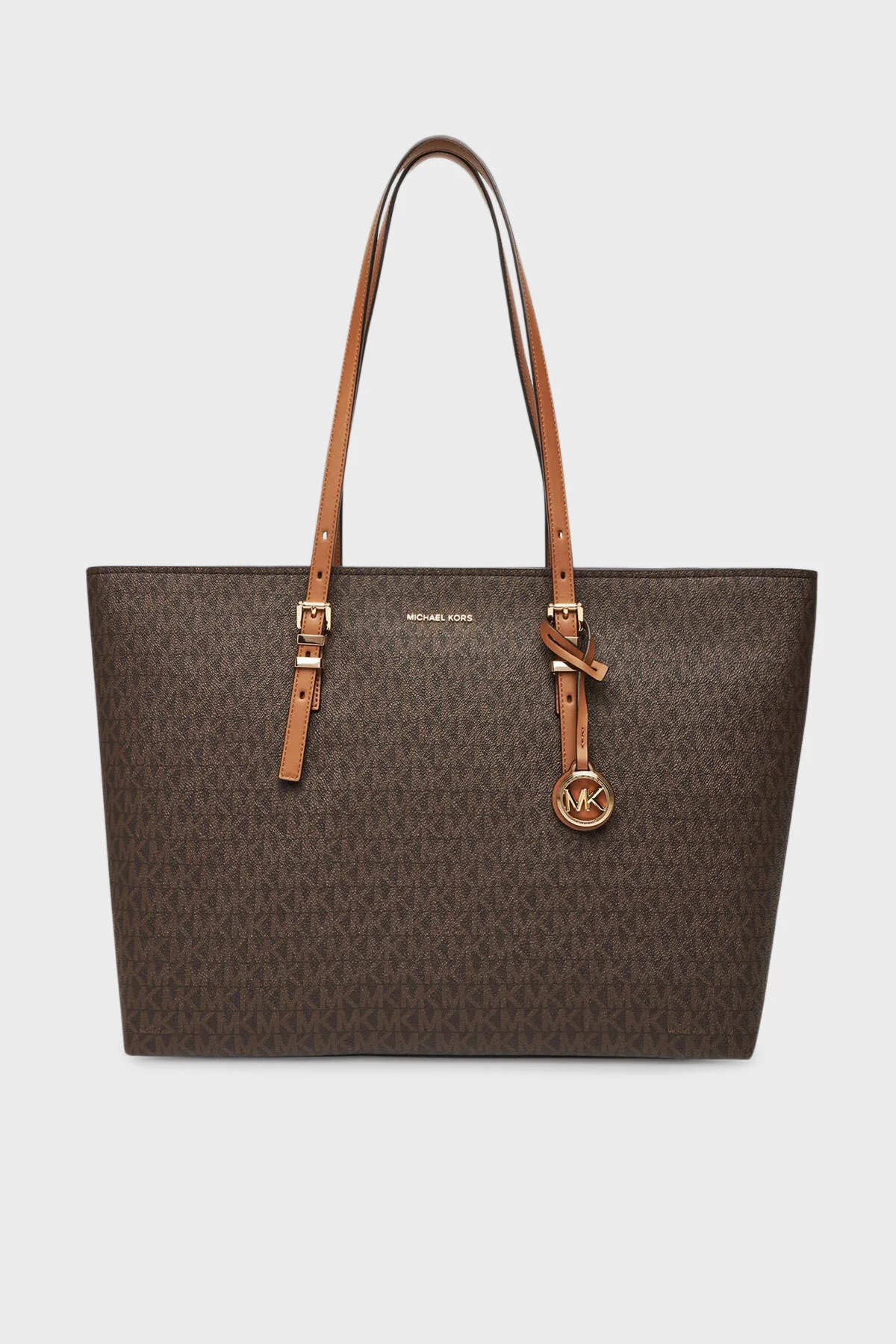 کیف شانه ای 4G آرم چاپ قابل تنظیم با بزرگ TOTE 30T5GQNT9B252 30 مایکل کورس اورجینال Michael Kors