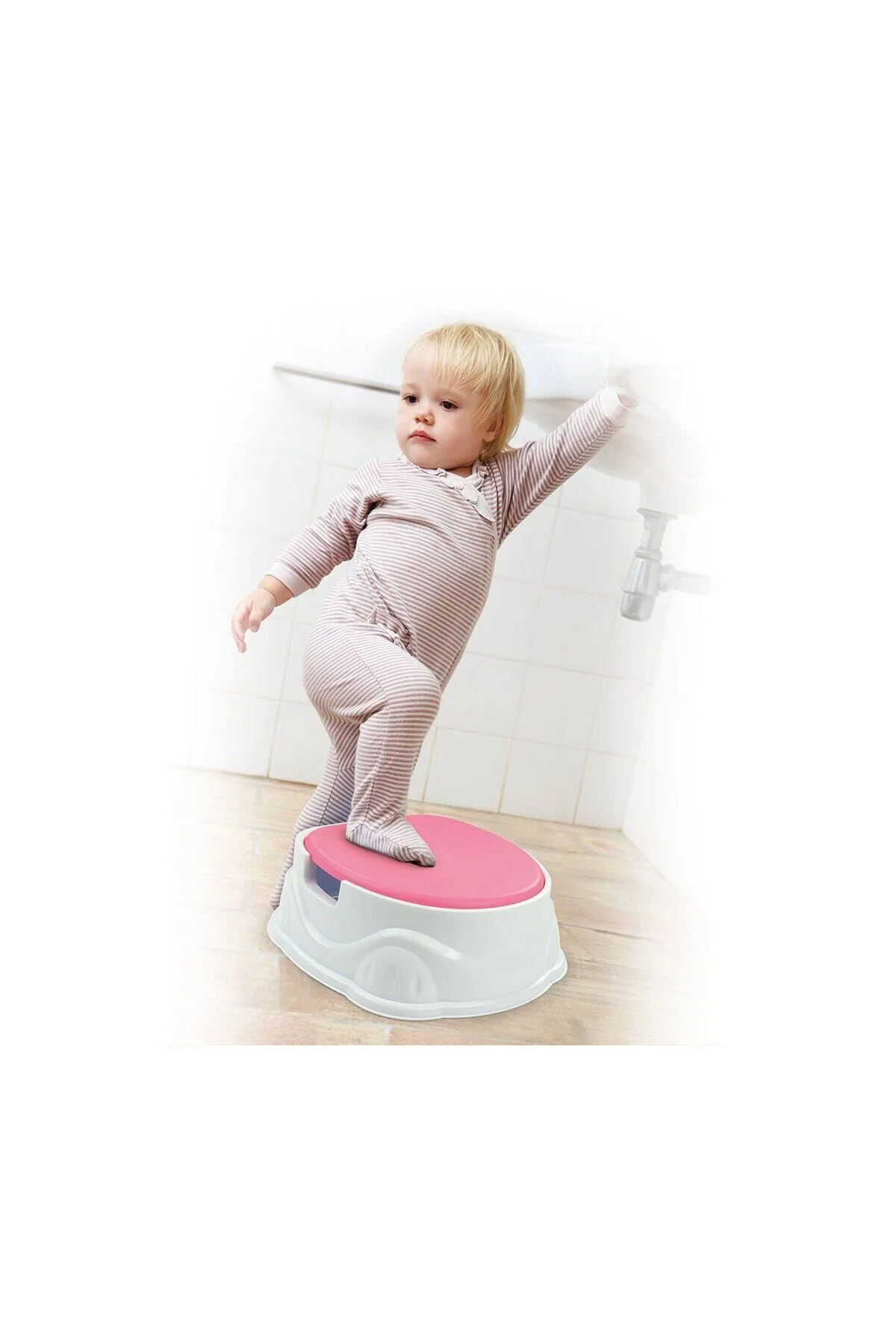 اسباب بازی های فیگور دیگر آموزش آموزشی 7173 آداپتور پوتی پر شده STEP 3IN1 PINK GIRL BOY TOY NEWBRENDHOME
