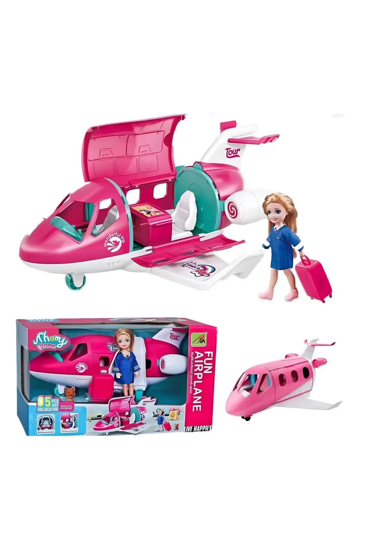 اسباب بازی های فیگور دیگر PILOT PLANE BABY GIRLS KIDS BOYS TOYS آموزشی paraply