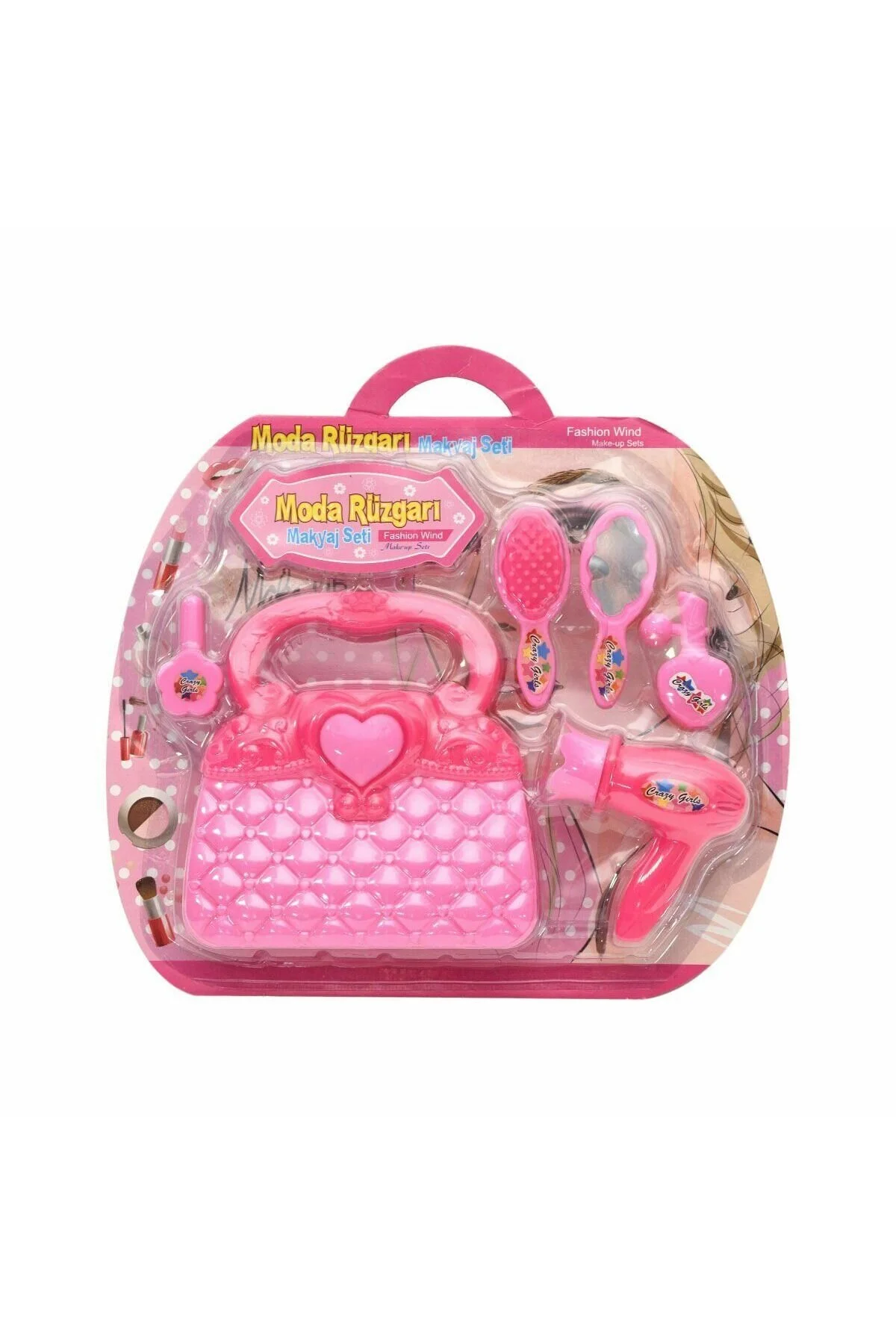 اسباب بازی های فیگور دیگر آموزش آموزشی ERN 854 HEROES TOYS TOY IN BAG SET MAKEUP GIRL BOY CHILD NEWBRENDHOME
