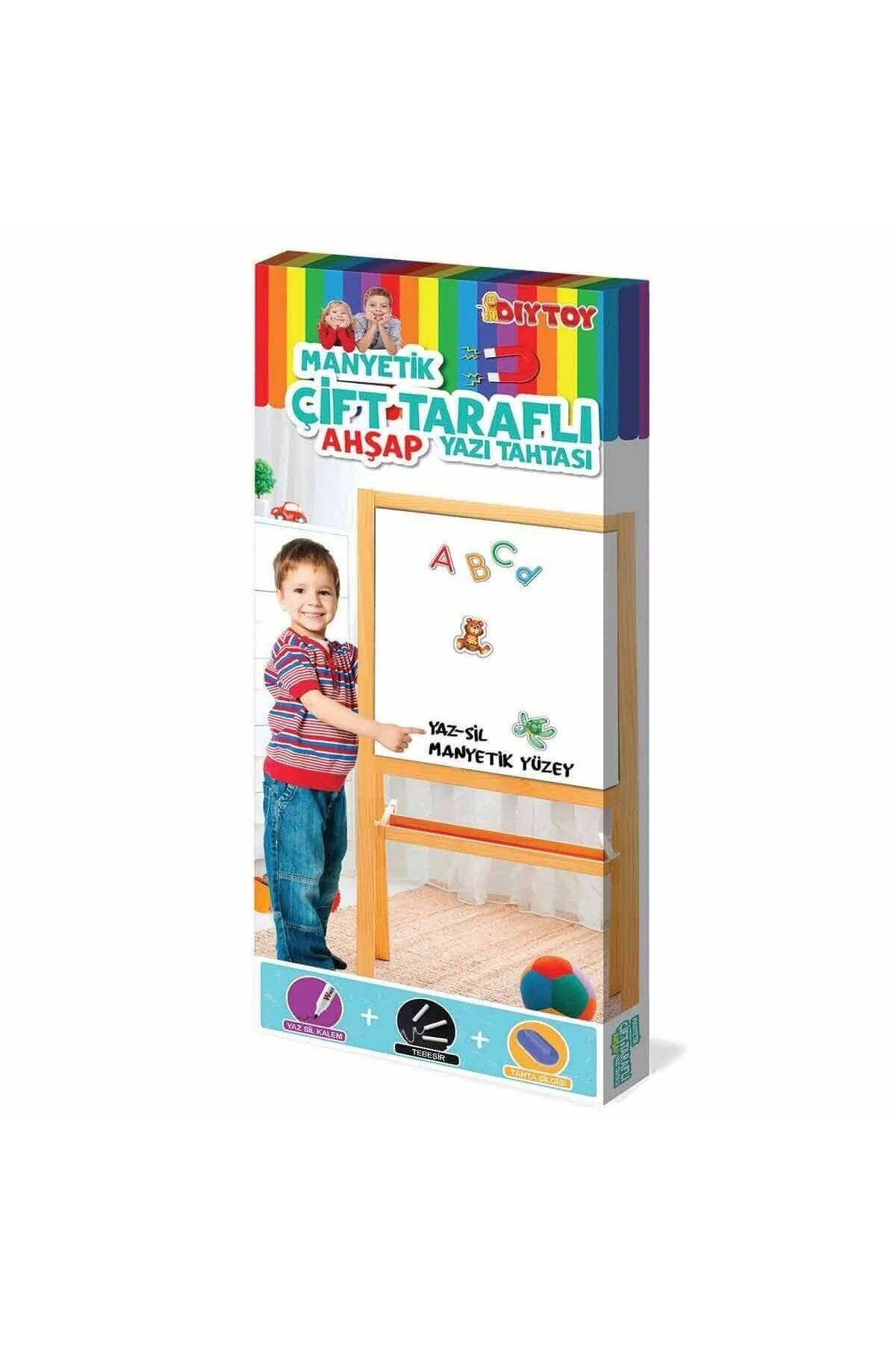 اسباب بازی های فیگور دیگر تخته تحریر چوبی مغناطیسی دو طرفه پا 2195 دخترانه بچه گانه پسرانه آموزشی paraply