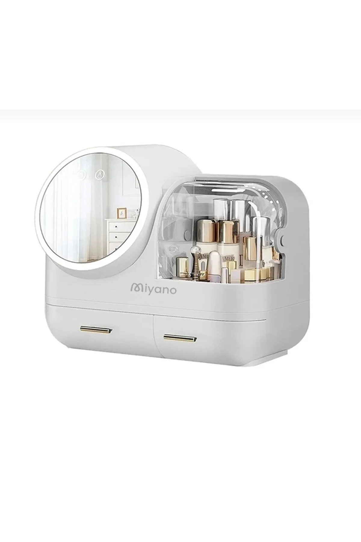 نظم‌دهنده لوازم آرایش و جواهر S50 WHITE BLOWING LIGHT ORGANIZER S15 جعبه جواهرات Miyano