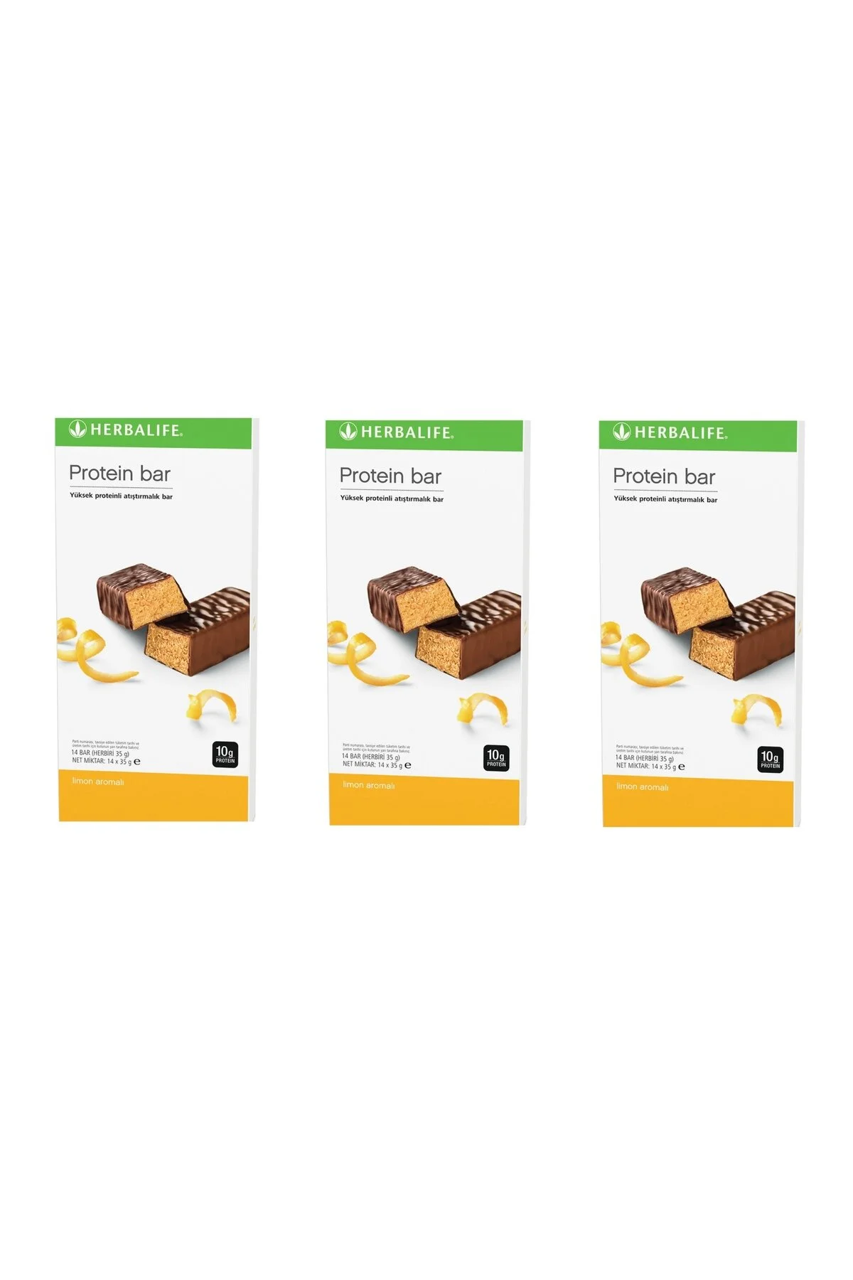 پروتئین بار 3 بسته نوار پروتئینی با طعم لیمو 14 اورجینال Herbalife