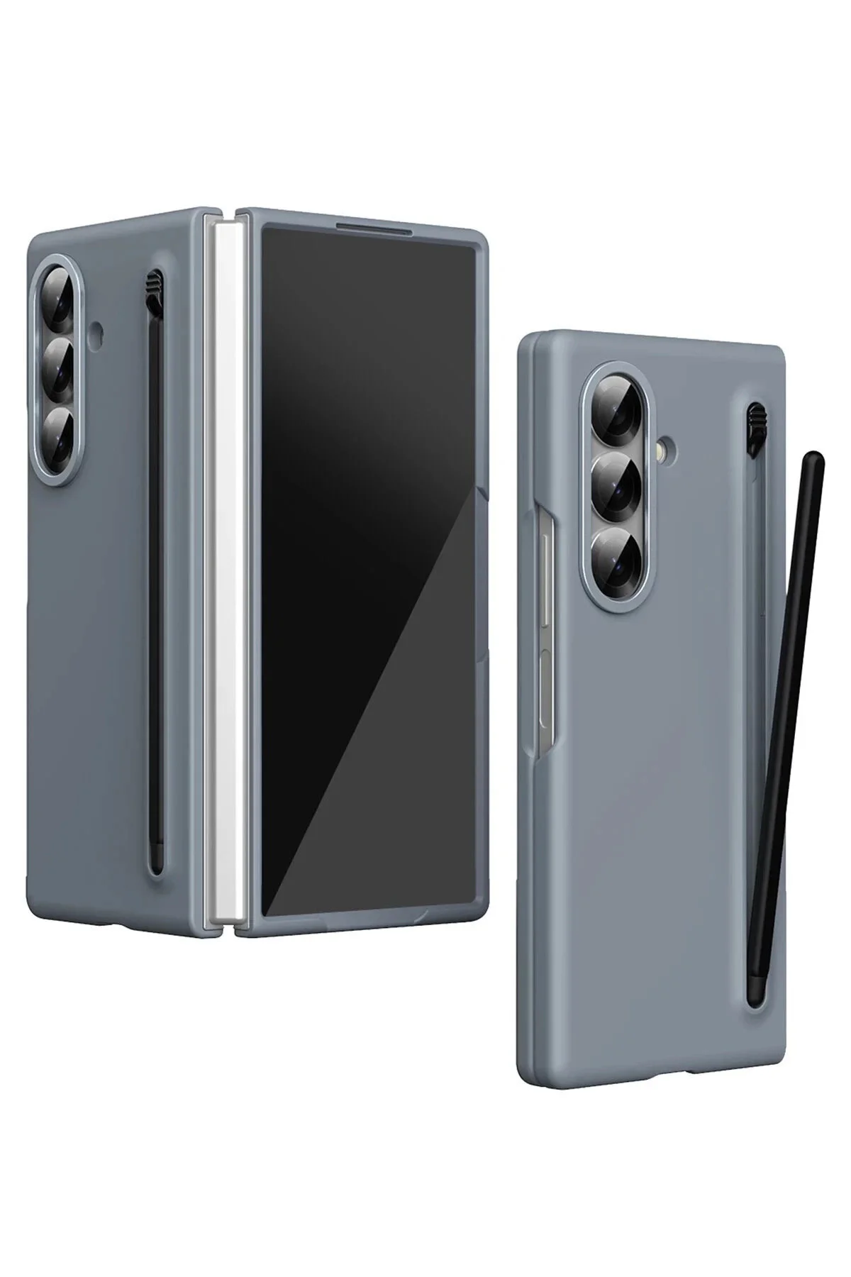 کاور و قاب BFS SAMSUNG GALAXY Z TOLD 6 سوراخ برابر TITAN GREY bulburda