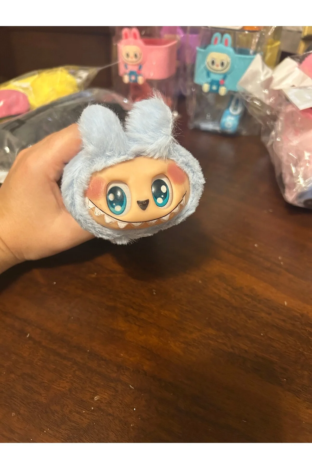 جامدادی جعبه مداد مخمل خواب دار LABUBU Pop Mart