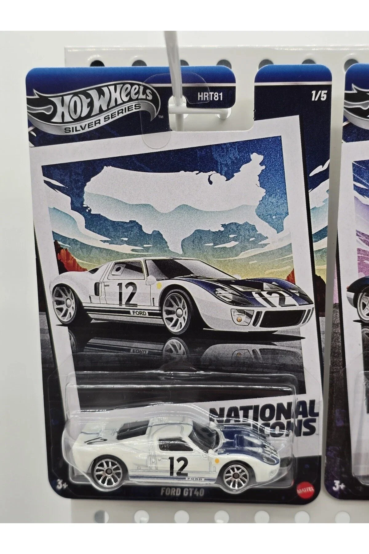 ماشین اسباب بازی مجموعه نقره ای های ملی 6 SET PORSCHE 911 R CHASE حاوی یک بسته ویژه HOT WHEELS