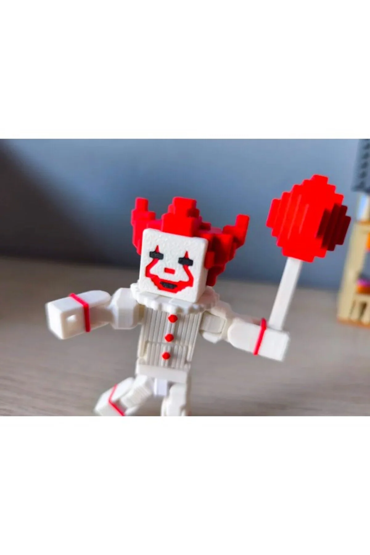 اسباب بازی های فیگور شخصیت MINECRAFT 3D PENNYWISE اورجینال Lumina3D