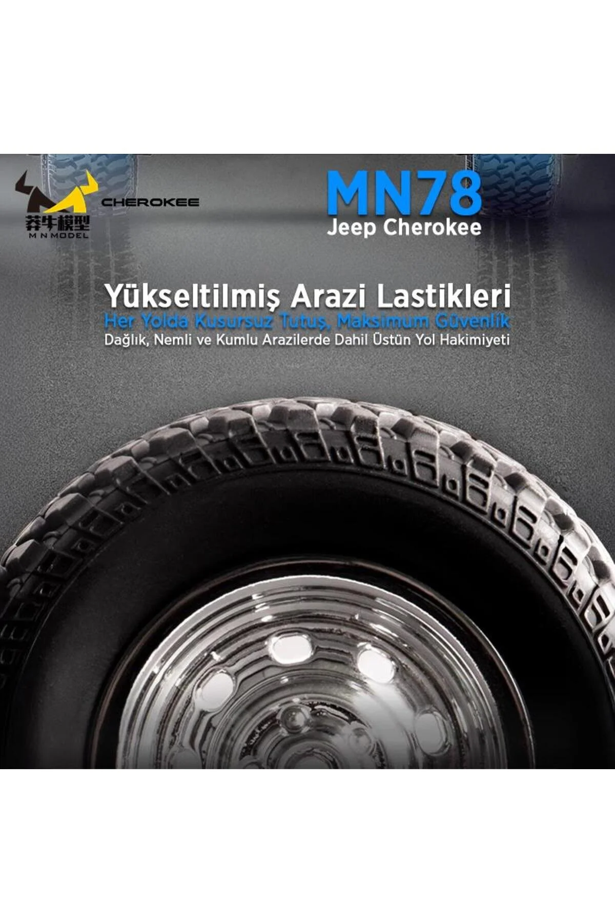 MN78 1 12 JEEP CHEROKEE 4X4 RC مدل CRAWLER کامیون آفرود کنترل از راه دور ماشین RTR آبی ترکیه MN Model