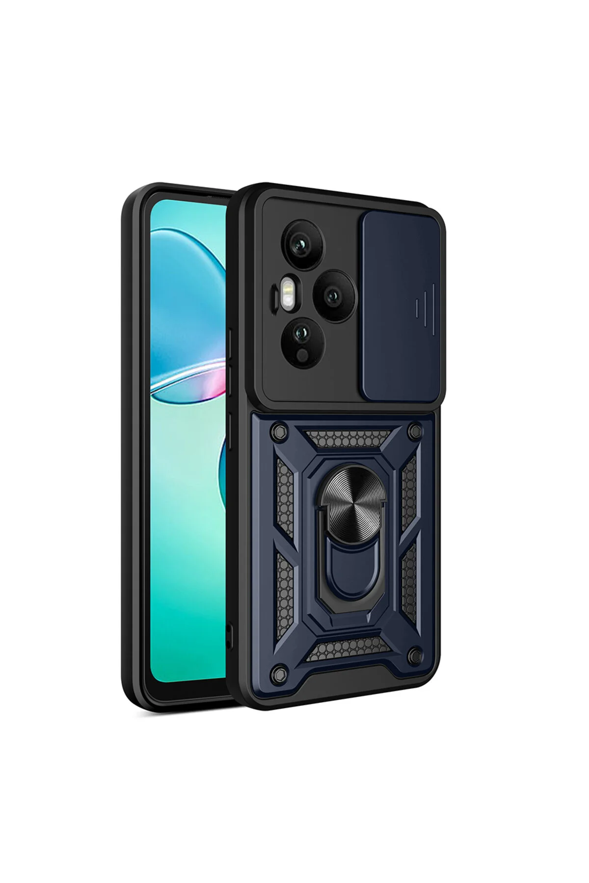 کاور و قاب پوشش مخزن TPU محافظ دوربین مغناطیسی پایه کشویی HONOR 400 PRO TechTrove