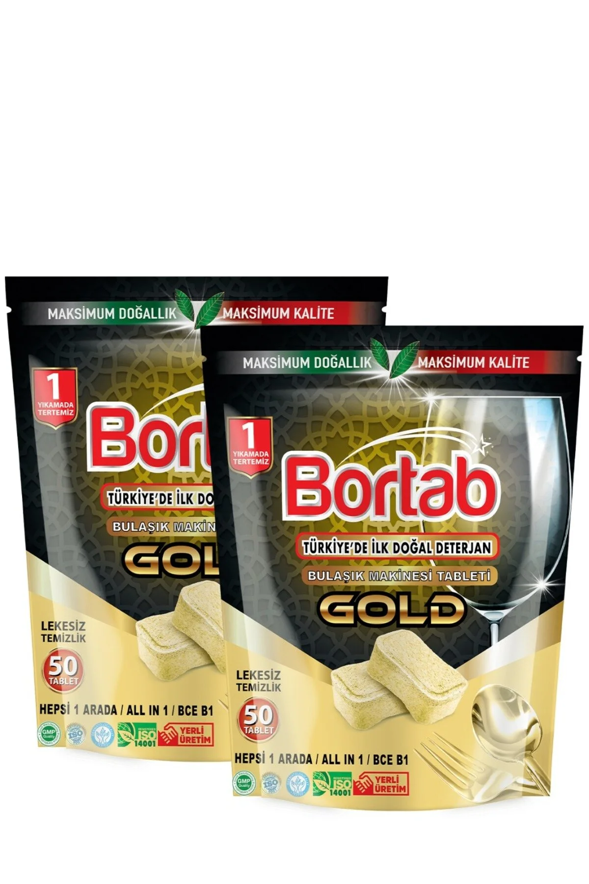 قرص و پودر ماشین ظرفشویی طلا لوح اورجینال Bortab