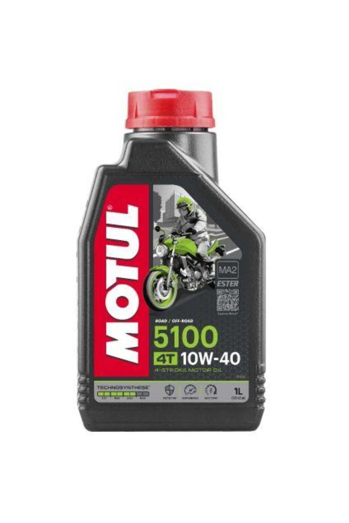 روغن و مکمل موتور سیکلت 5100 10W 40 4T 1 L 2023 تولید موتول Motul