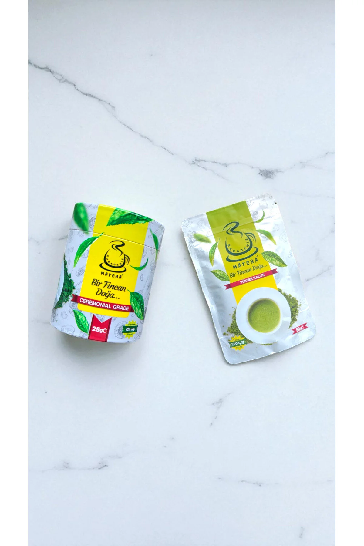 سایر دمنوش های گیاهی با کیفیت بالا MATCHA 50 GR و GRADE TEA 25 G تولید داخلی Karadeniz Matcha