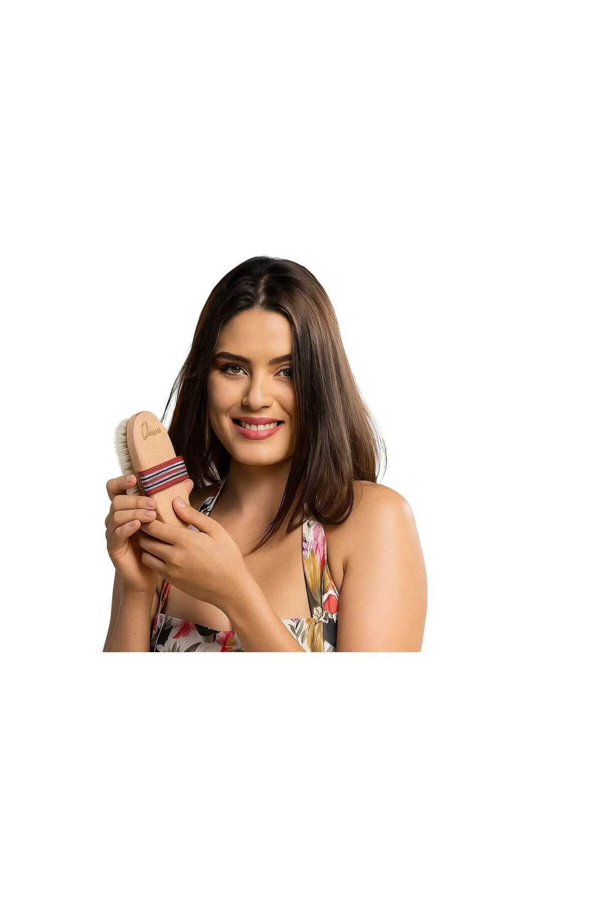 QUEEN مسواک سلولیتی با جعبه و کیس از موی اسب 100٪ طبیعی