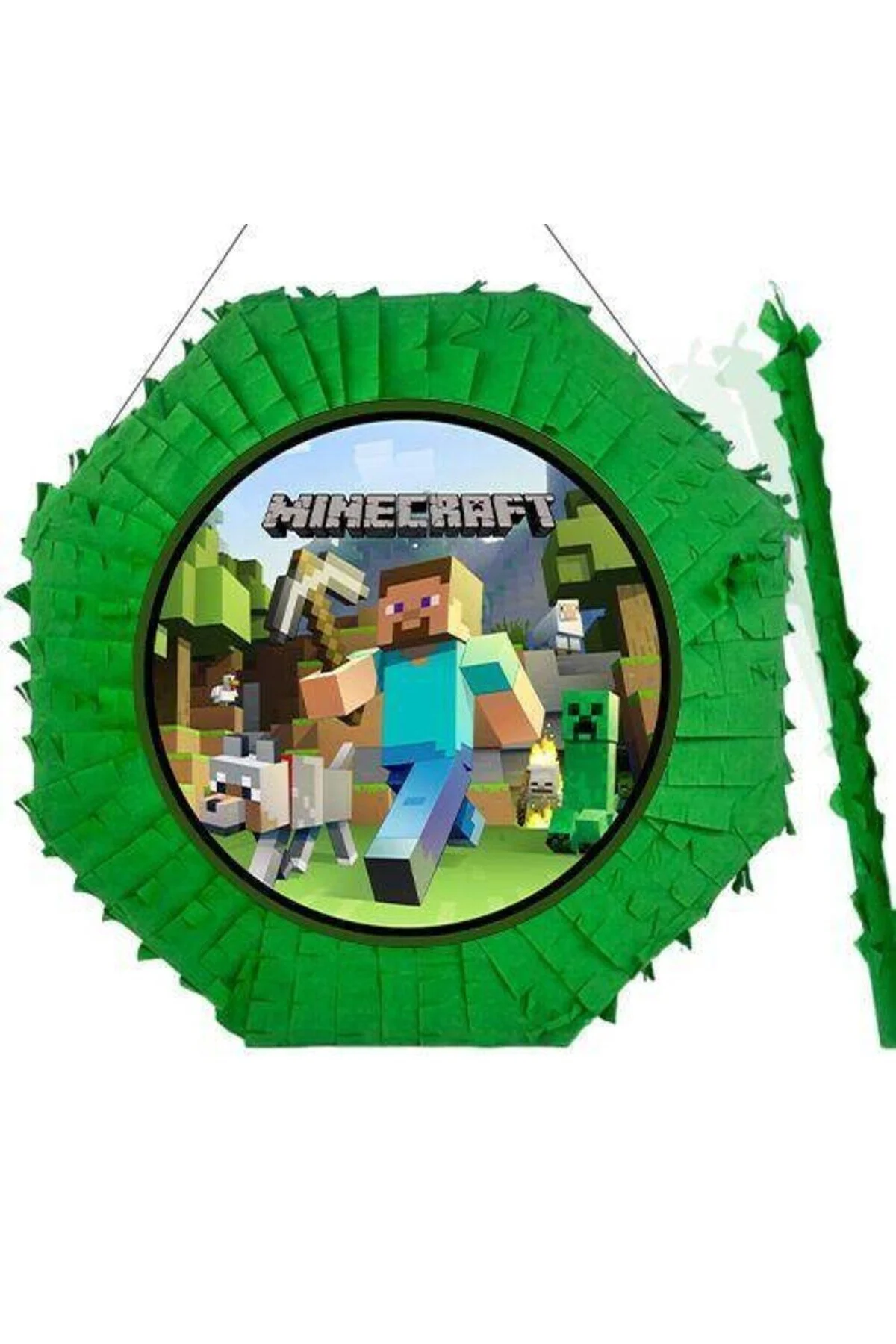 سایر لوازم مهمانی MINECRAFT PINATA + BAT اورجینال parti show