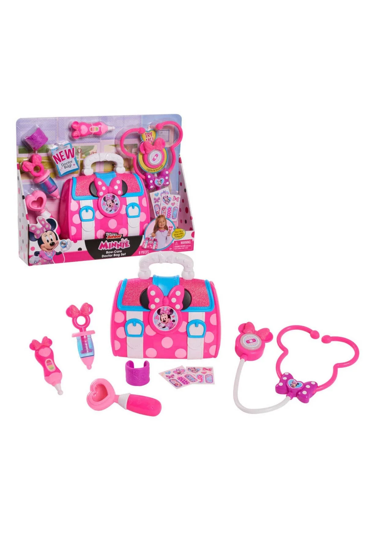 اسباب بازی های فیگور دیگر ست کیف داکتر MINNIE 89755 آموزشی دخترانه بچه گانه پسرانه paraply