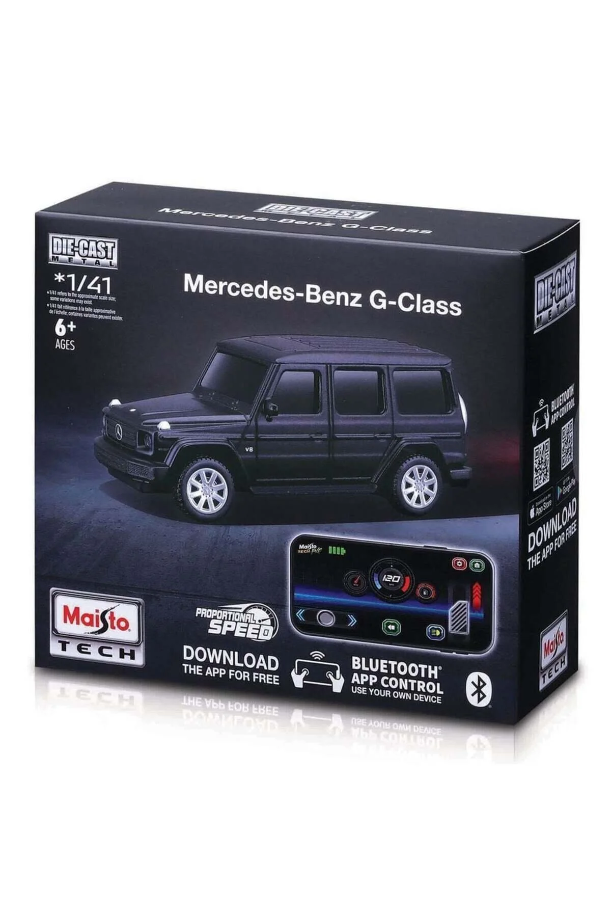 اسباب بازی های فیگور دیگر مه 20052 MAISTO 1:41 APP CONTROL CONTROLLED METAL CAR MERCEDES BENZ G C GIRL CHILD BOY OY paraply