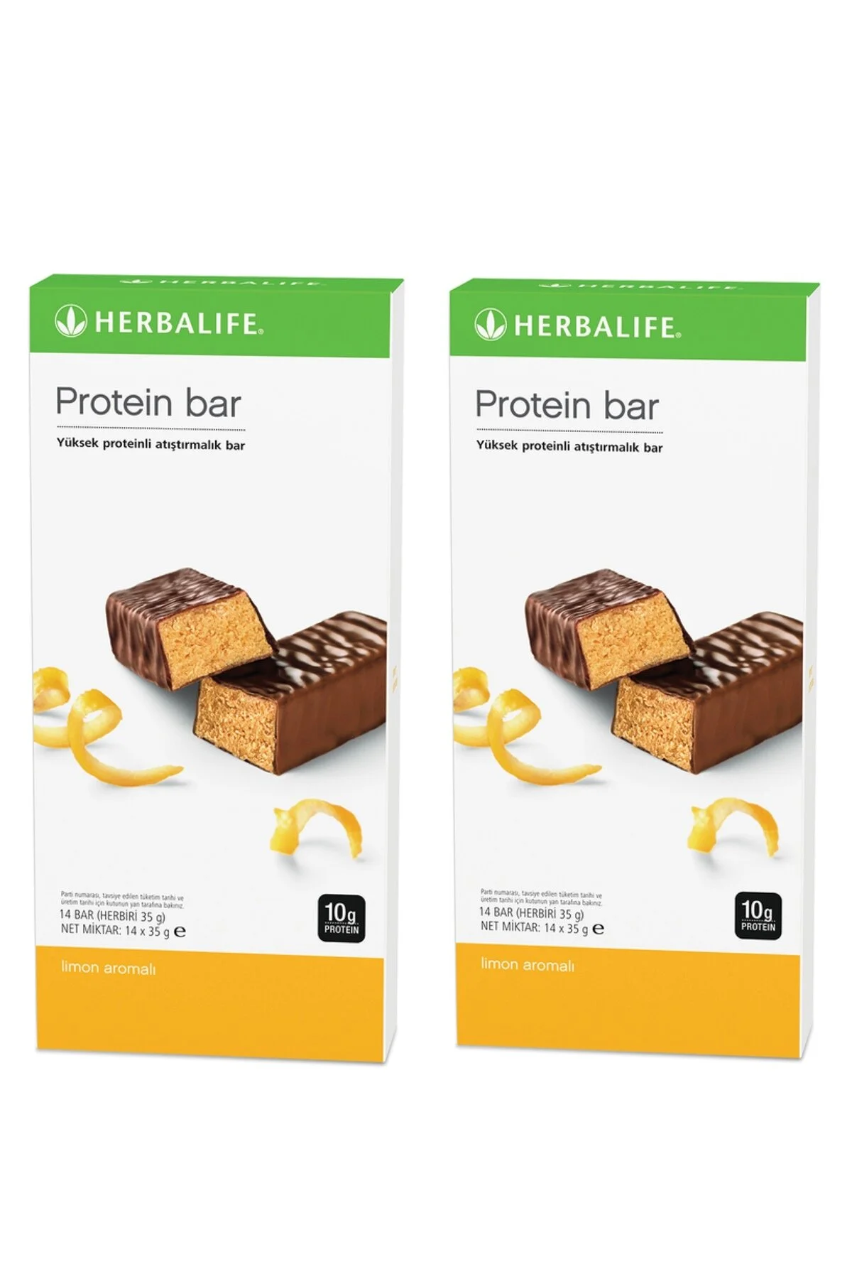 پروتئین بار 2 بسته نوار پروتئینی با طعم لیمو 14 اورجینال Herbalife