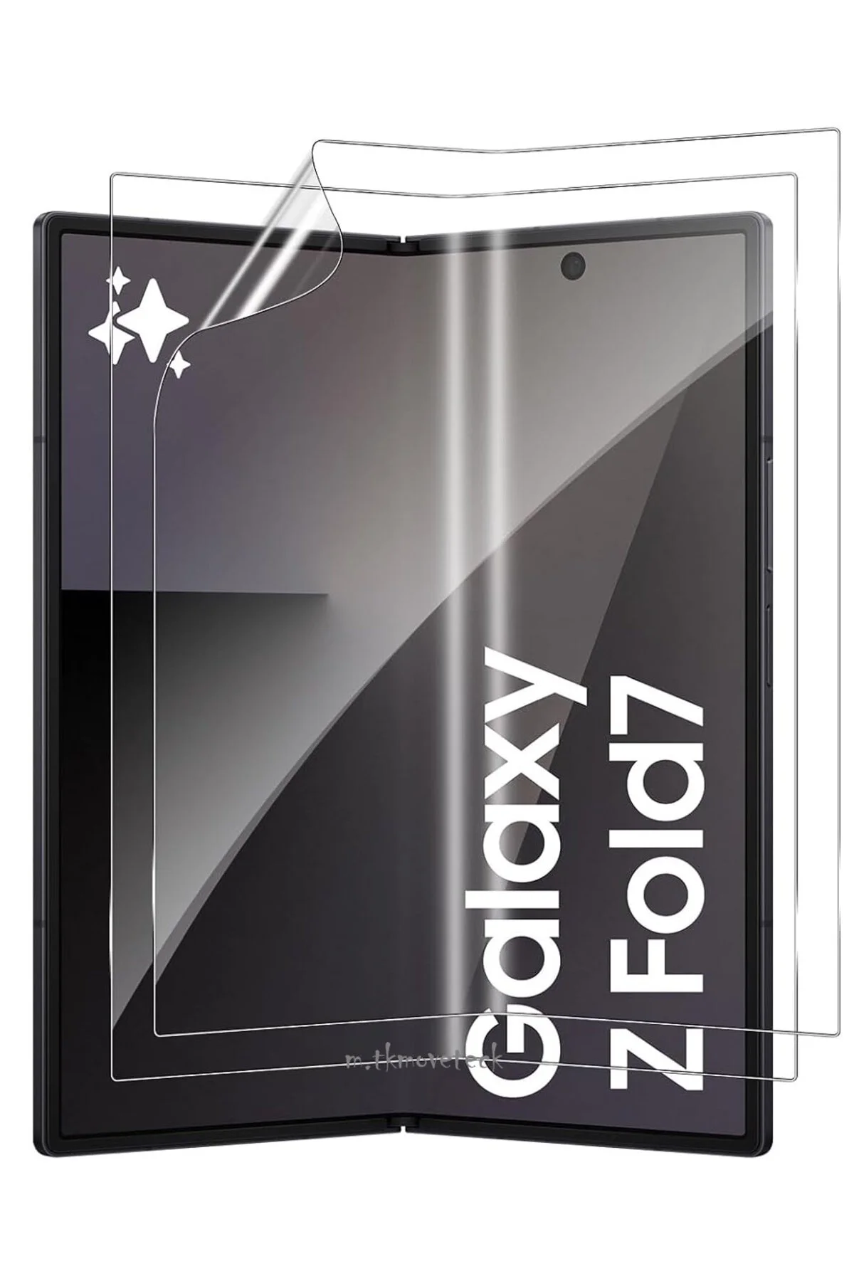محافظ صفحه نمایش سامسونگ GALAXY Z FOLD 7 سازگار با جلو و عقب 2IN1 GORILL GLASS ANTI AF HD ویژگی تصویر m.tk moveteck