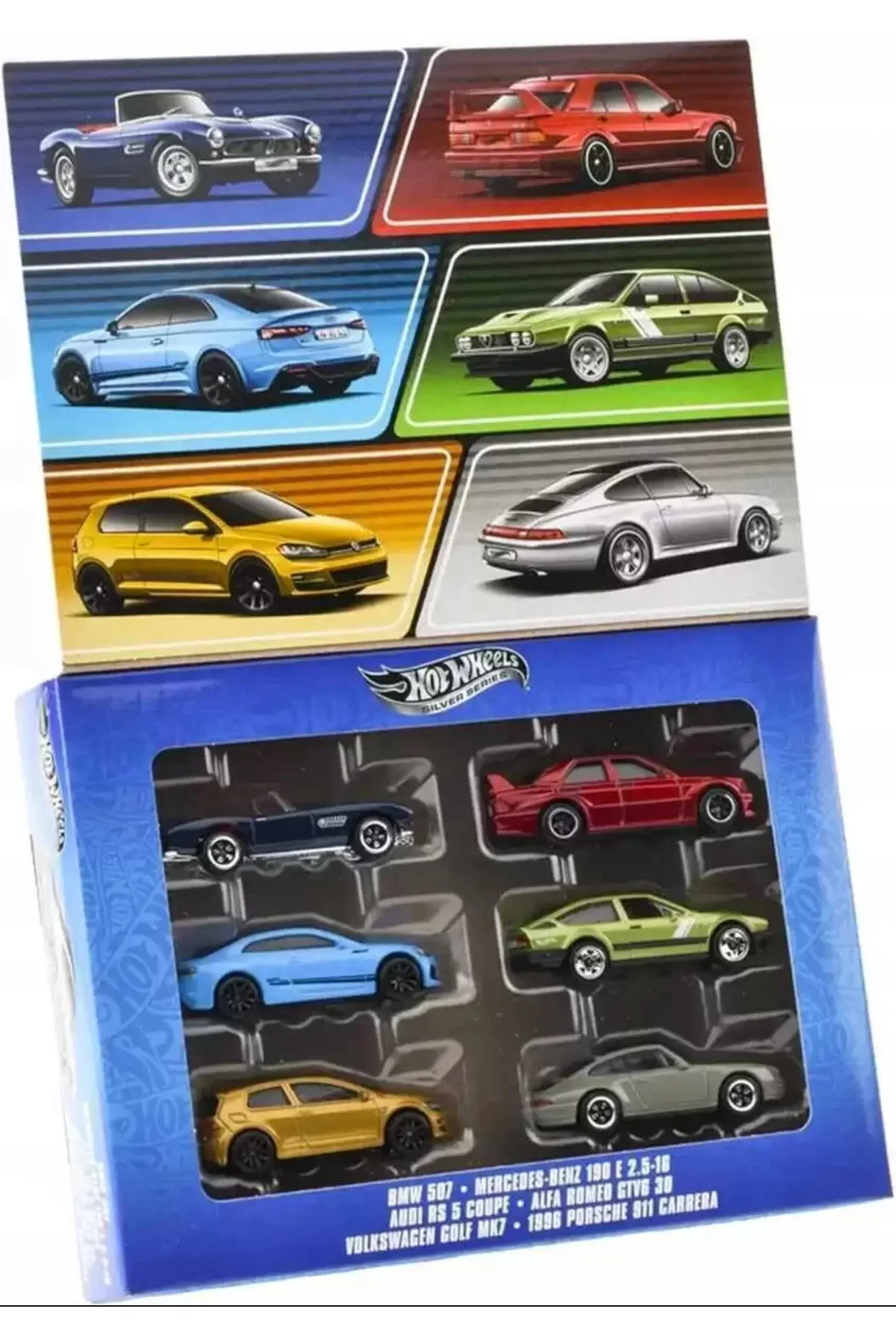 ماشین اسباب بازی مجموعه بسته بندی یورو به سبک 6 HOT WHEELS