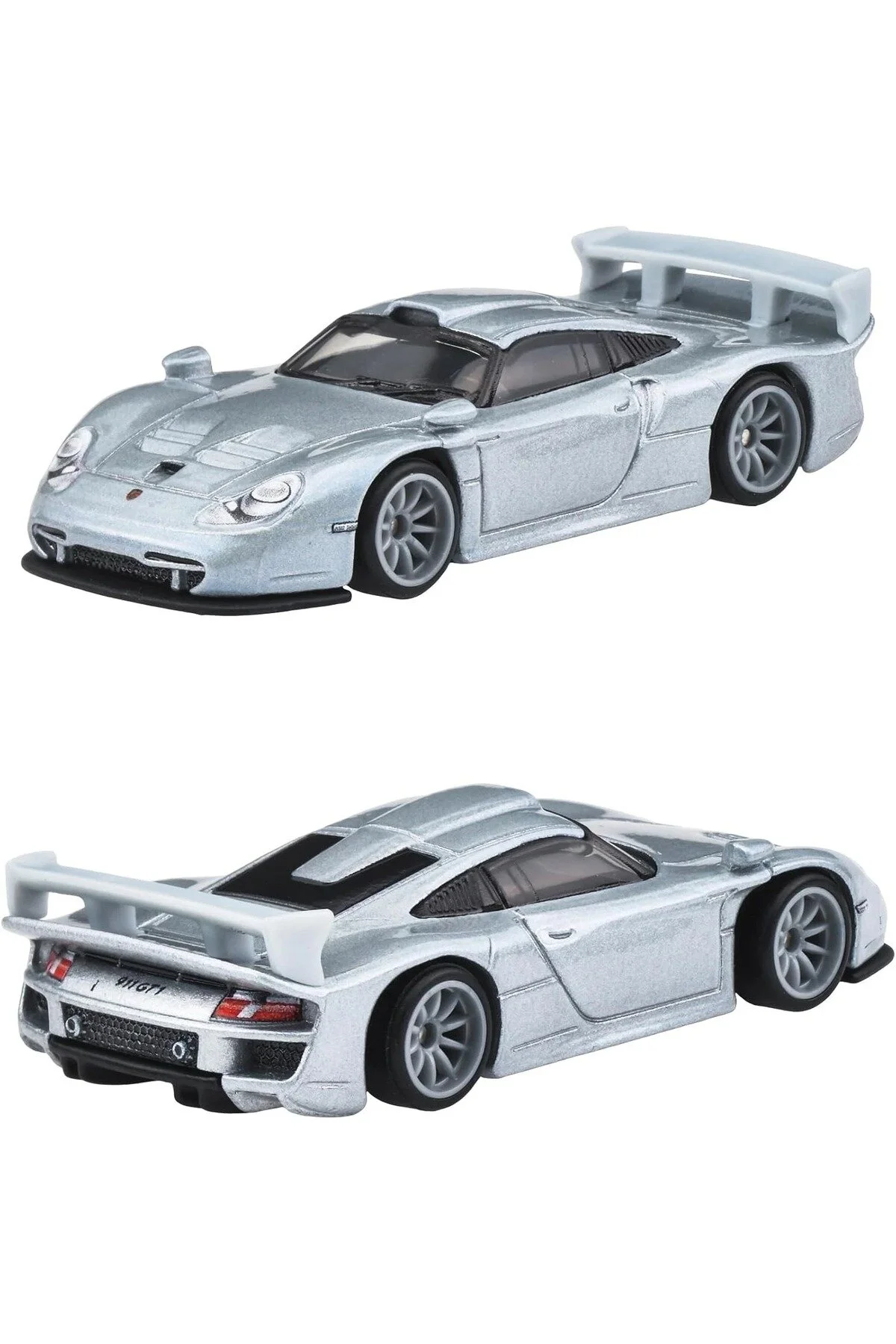 ماشین اسباب بازی PREMIUM FLEET STREET SET PORSCHE 911 GT1 MERCEDES BENZ CLK GTR MCLAREN F1 CARRIER VAN HOT WHEELS
