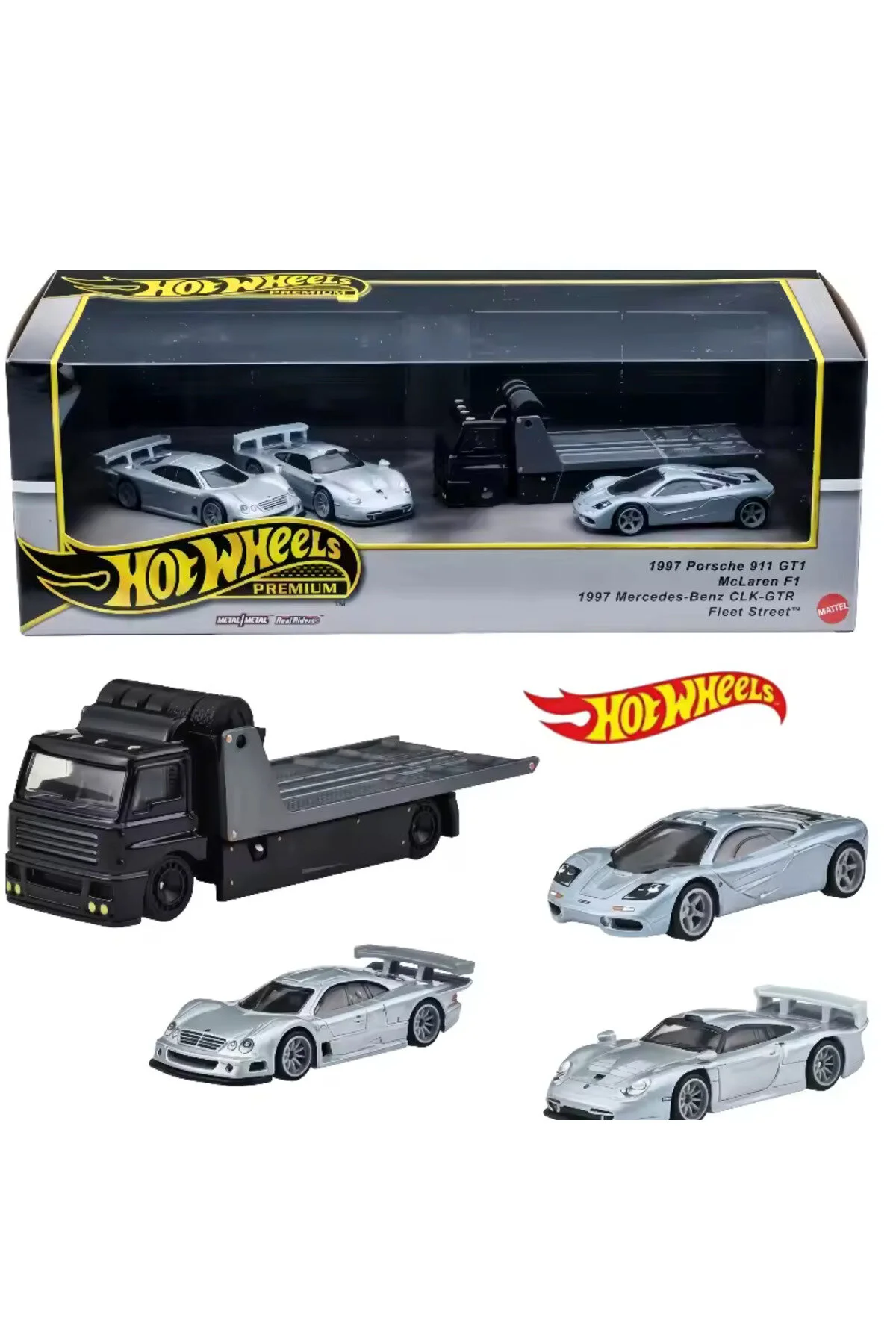 مدل خودرو جعبه SUPERCARS PREMIUM '90S مجموعه 2025 GMH39 JBM07 HOT WHEELS