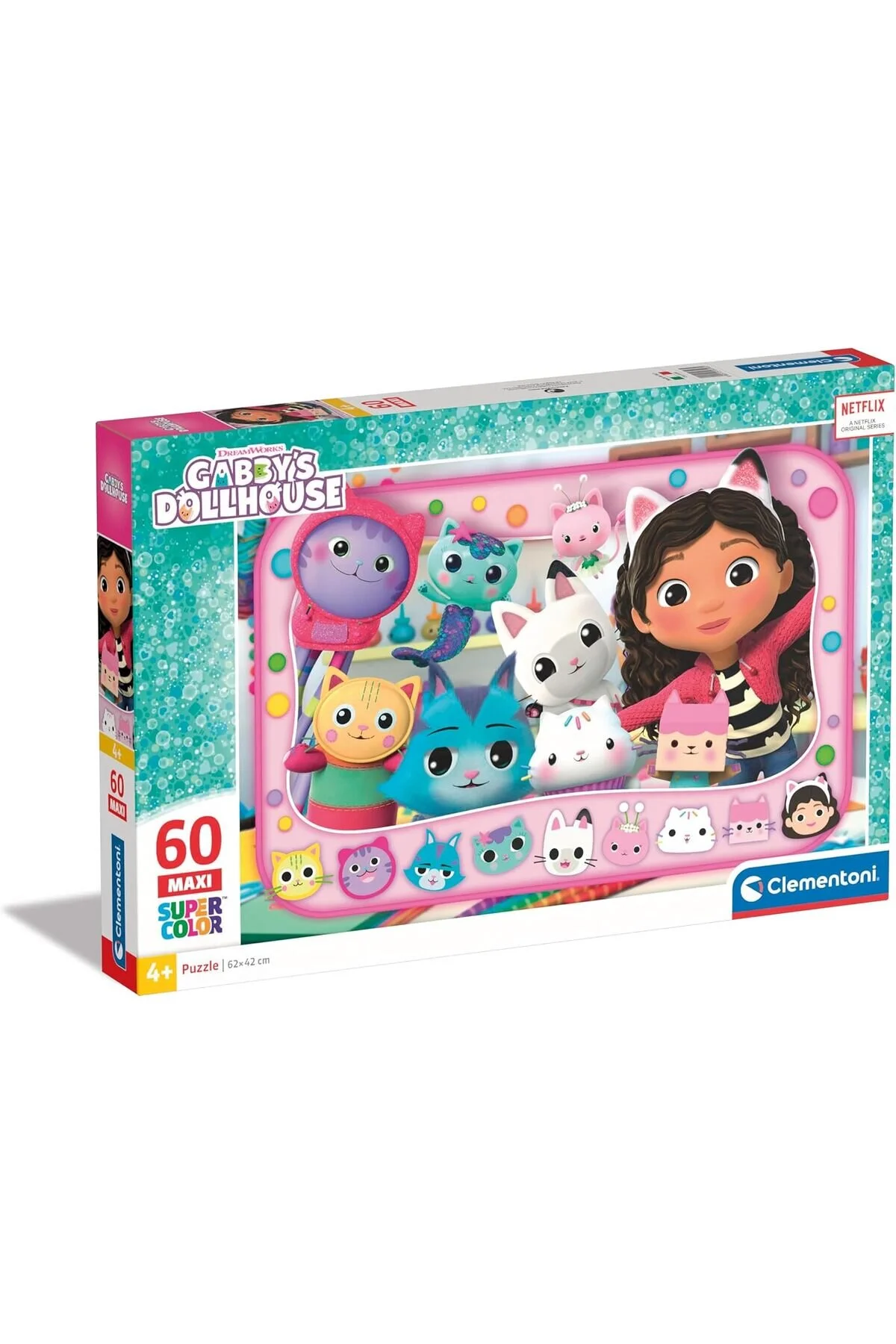 پازل SELLBUY 60 MAXI SUPER COLOR GABBY'S DOLLHOUSE 26598 PUZZLE TRENDY 266450 STOREMAX