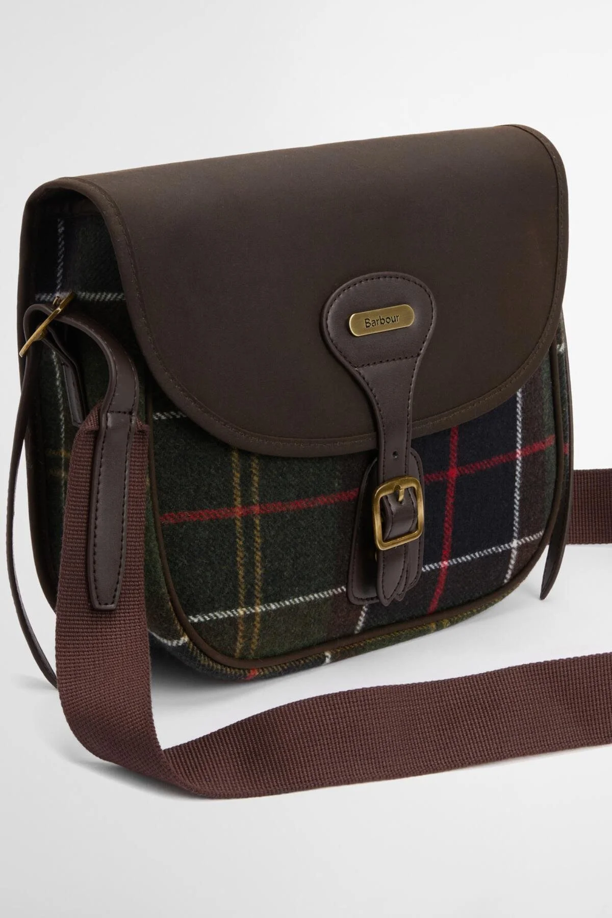 کیف شانه ای کراس بادی کرومارتی OL91 تارتان کلاسیک Barbour