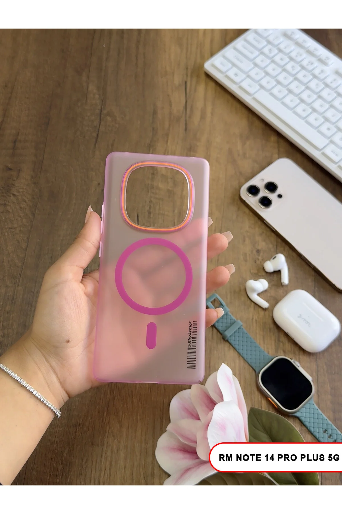 کاور و قاب سخت مات REDMI NOTE 14 PRO PLUS 5G MAGSAFE سازگار MTL