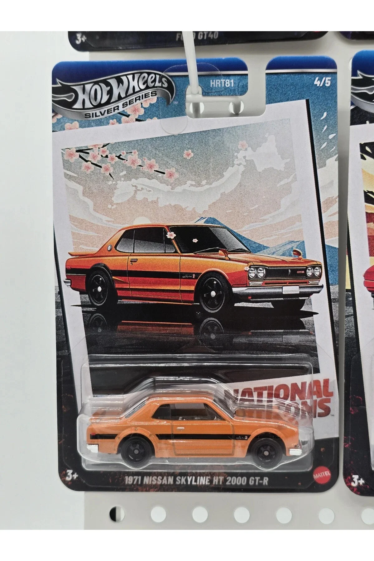 ماشین اسباب بازی مجموعه نقره ای های ملی 6 SET PORSCHE 911 R CHASE حاوی یک بسته ویژه HOT WHEELS